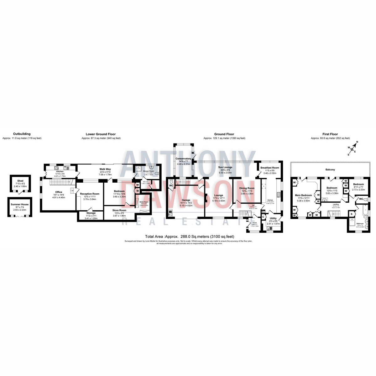 23, Manor Road, Colne floorplan