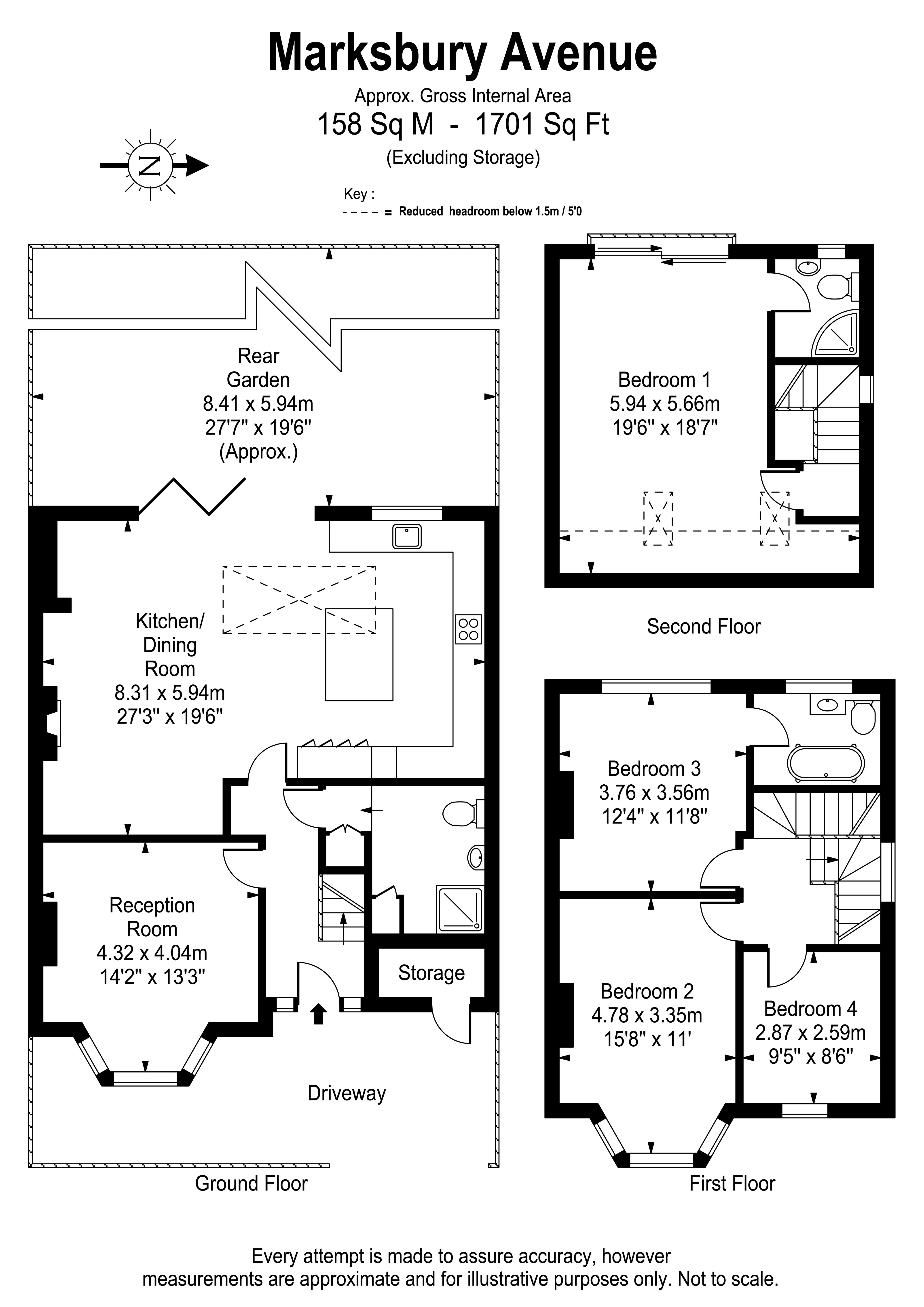 2, Marksbury Avenue, Surrey floorplan