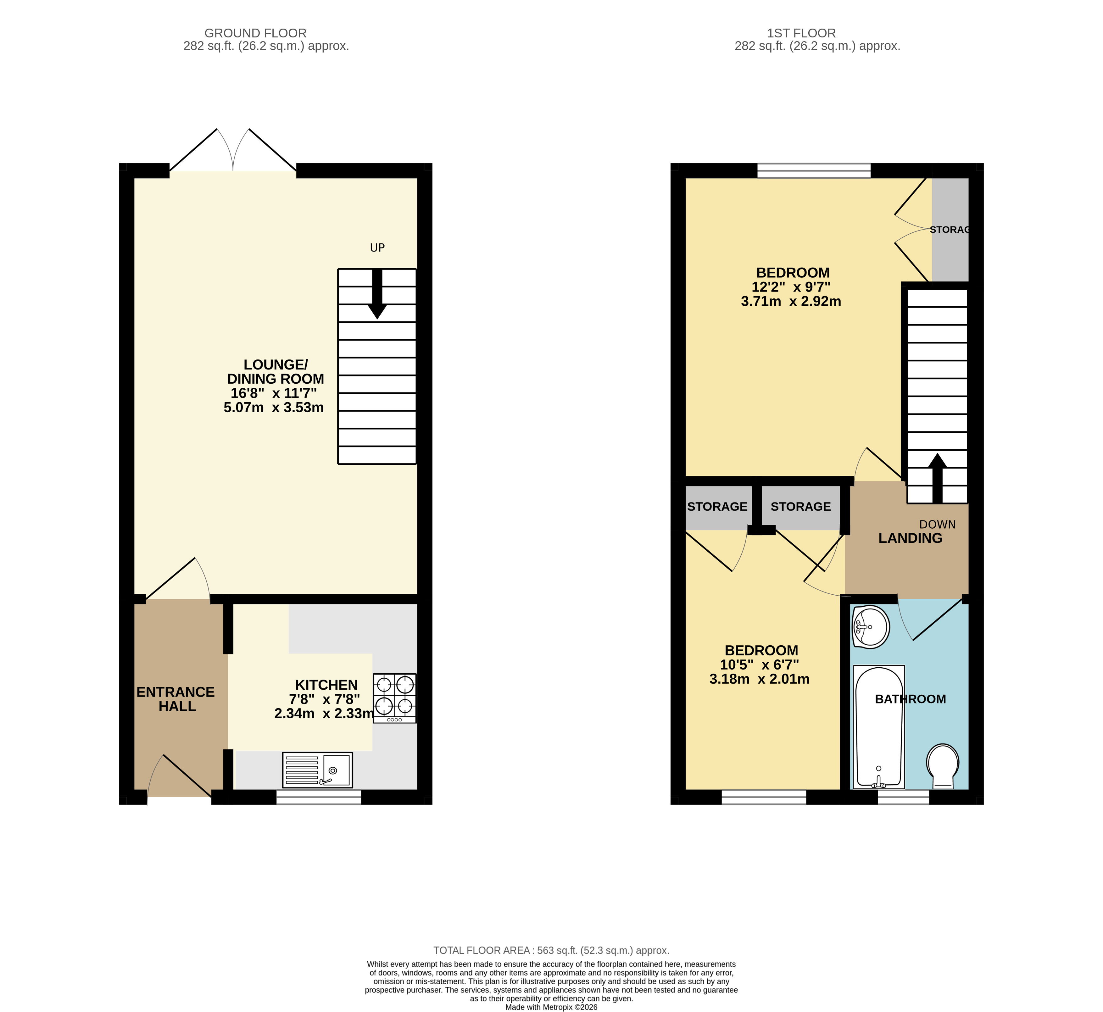 19, Marigold Close, Melksham floorplan