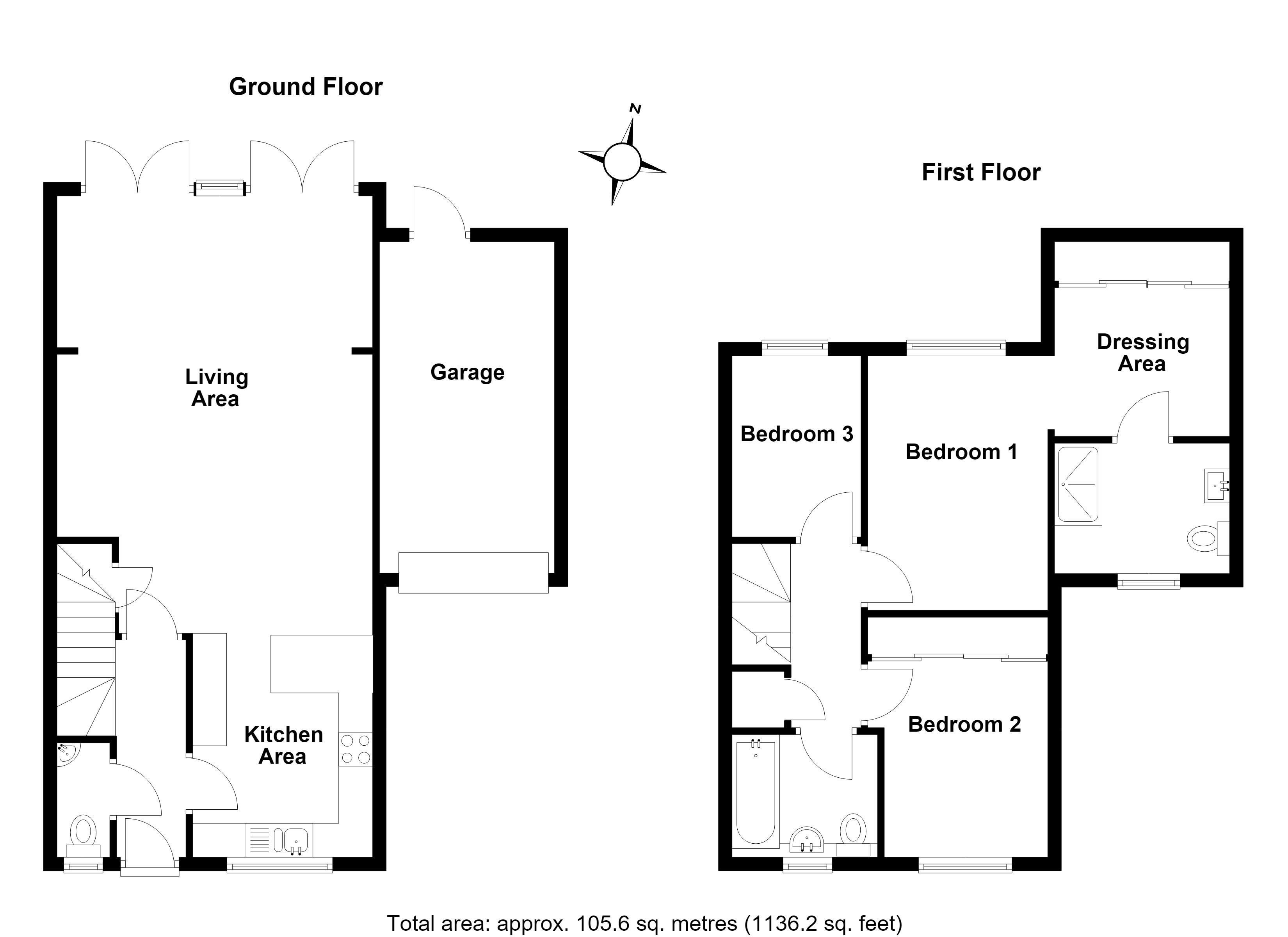 55, Great Ashby Way, Hertfordshire floorplan