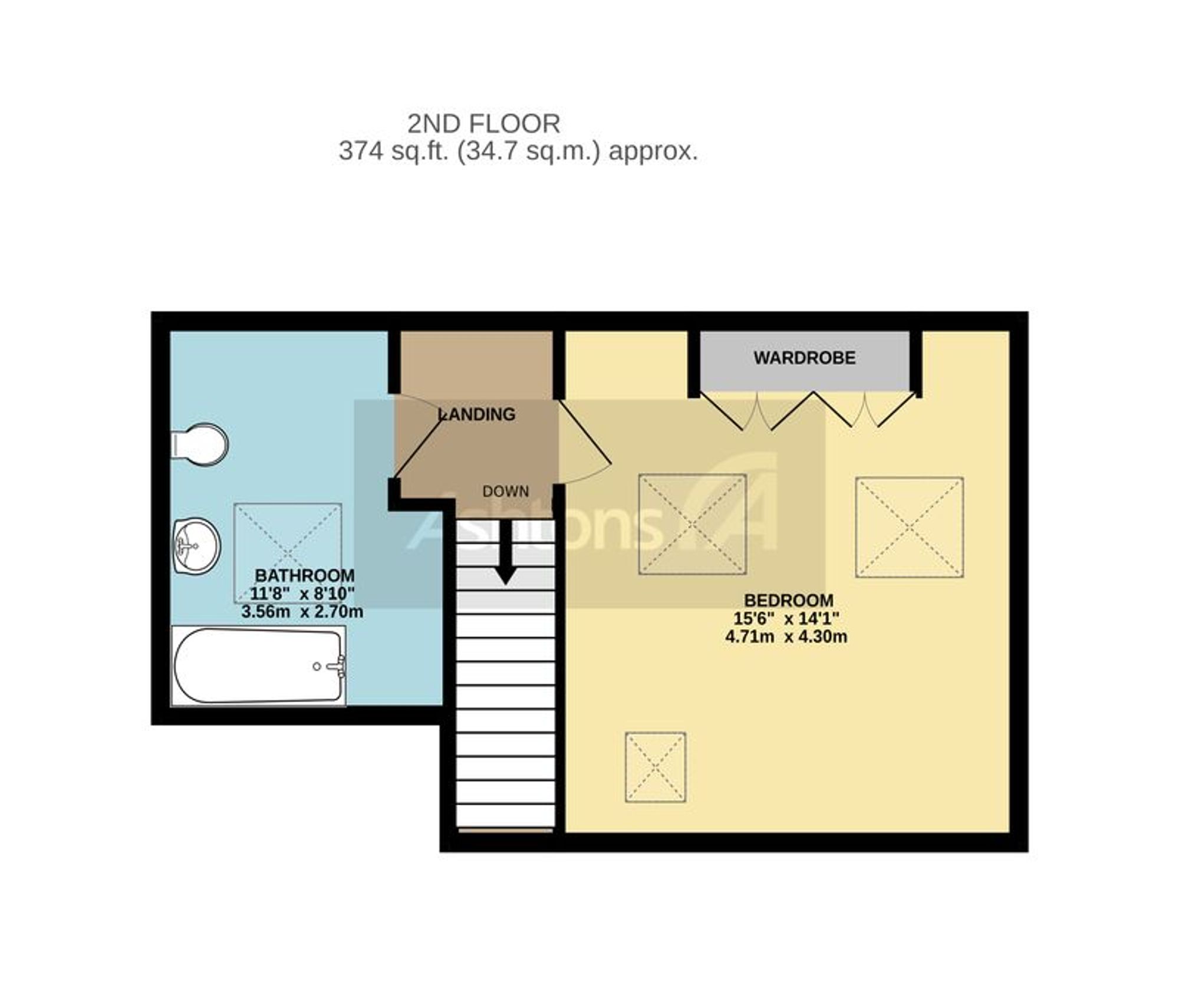 42 New Lane, Warrington floorplan