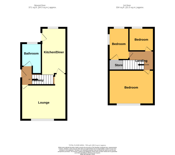 49, Normanton Grove, Stoke-on-trent floorplan