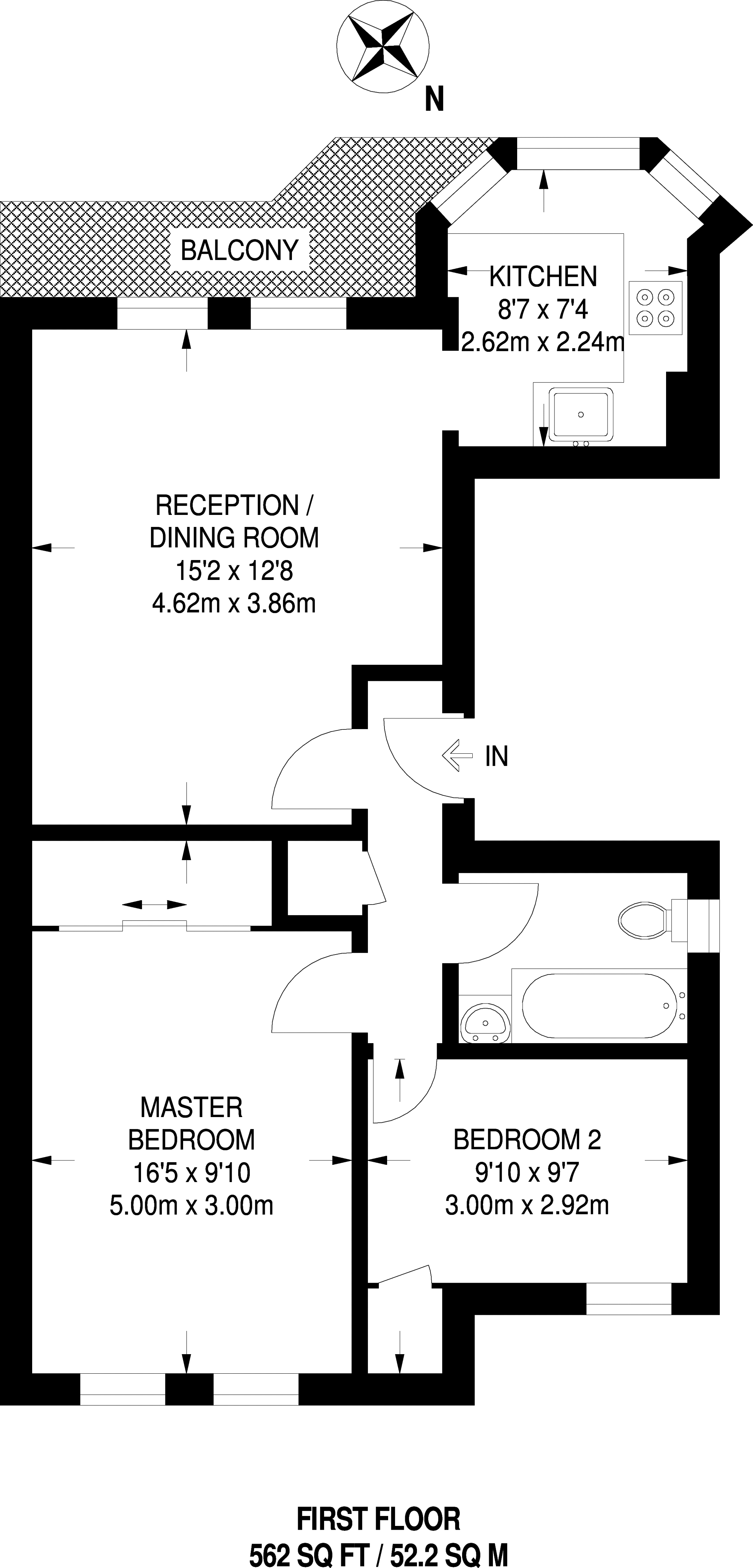 2 Bedrooms Flat to rent in Mornington Avenue, West Kensington W14