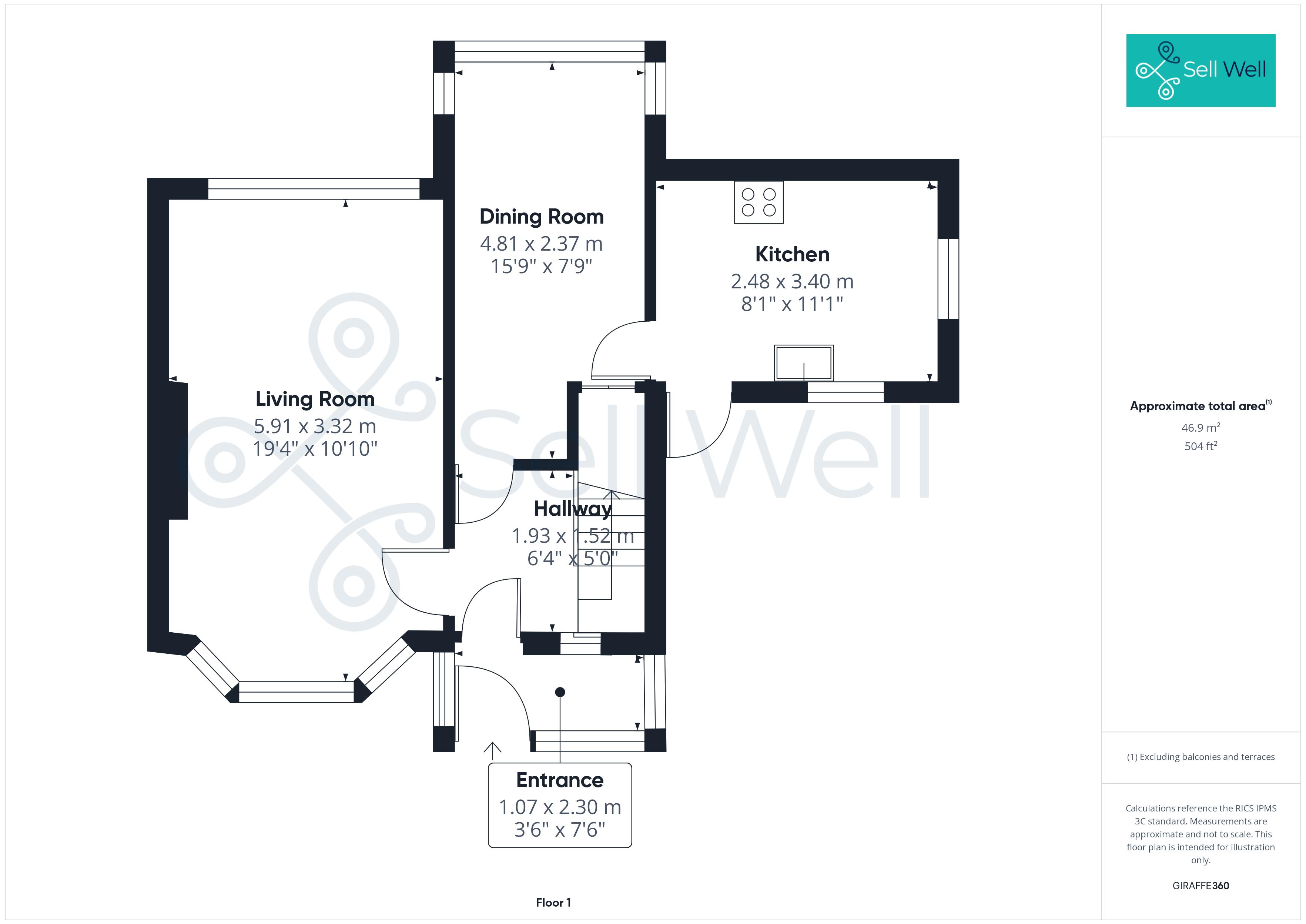 1, Danesway, Manchester floorplan