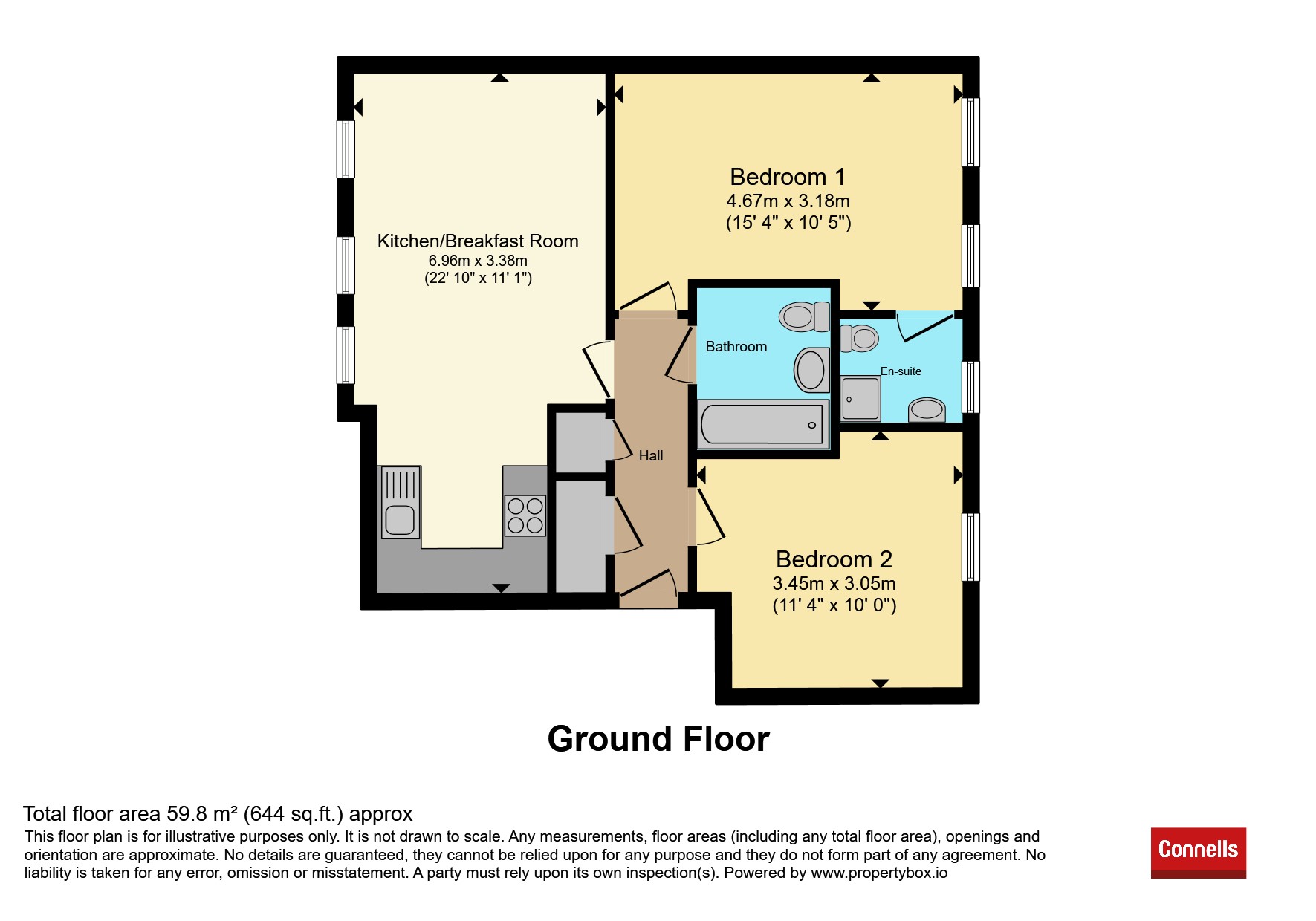 72, Nymet Court, Pine Street, Aylesbury floorplan