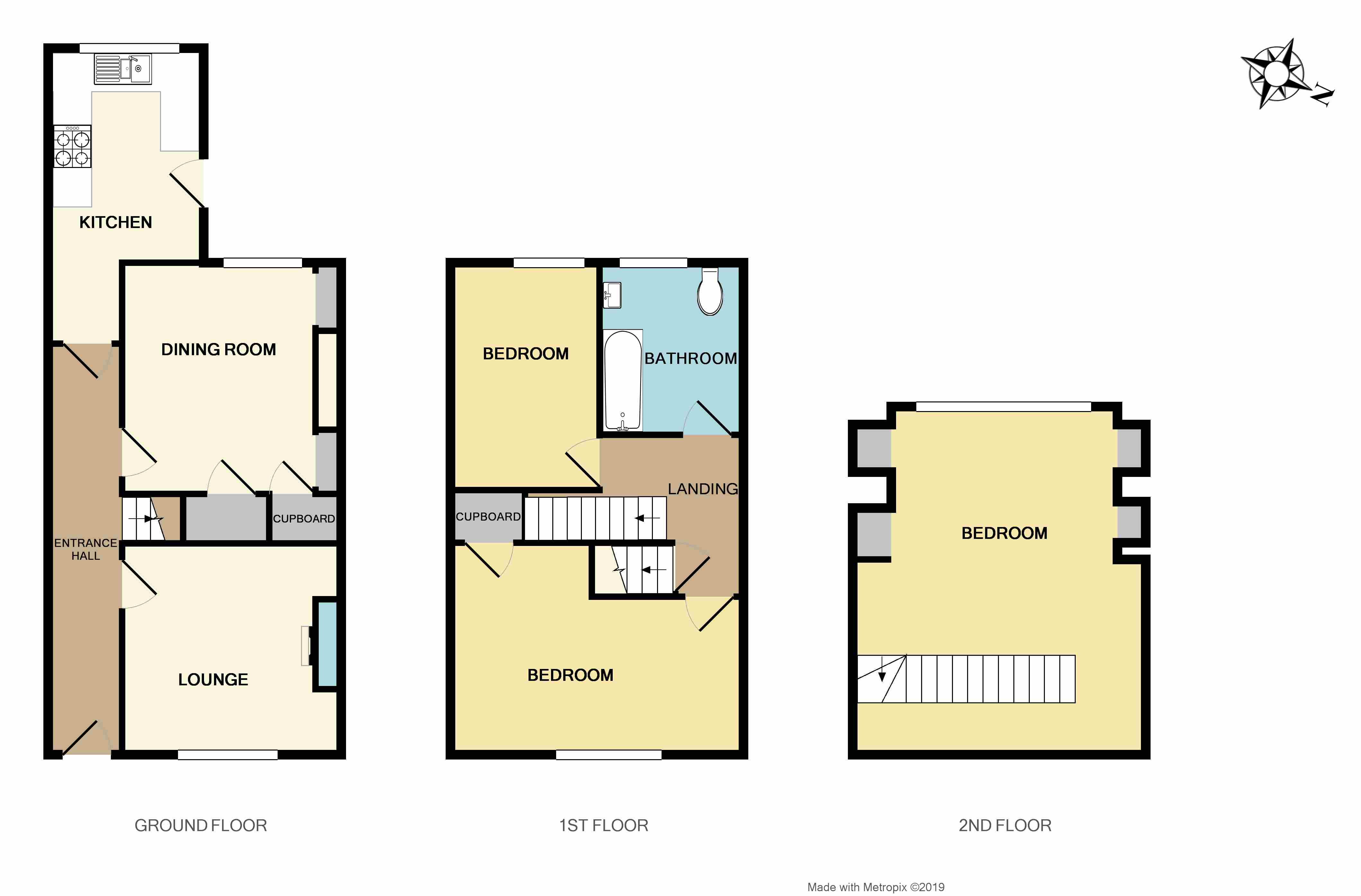 3 bed terraced house for sale in Woodville Road, Torquay TQ1 Zoopla