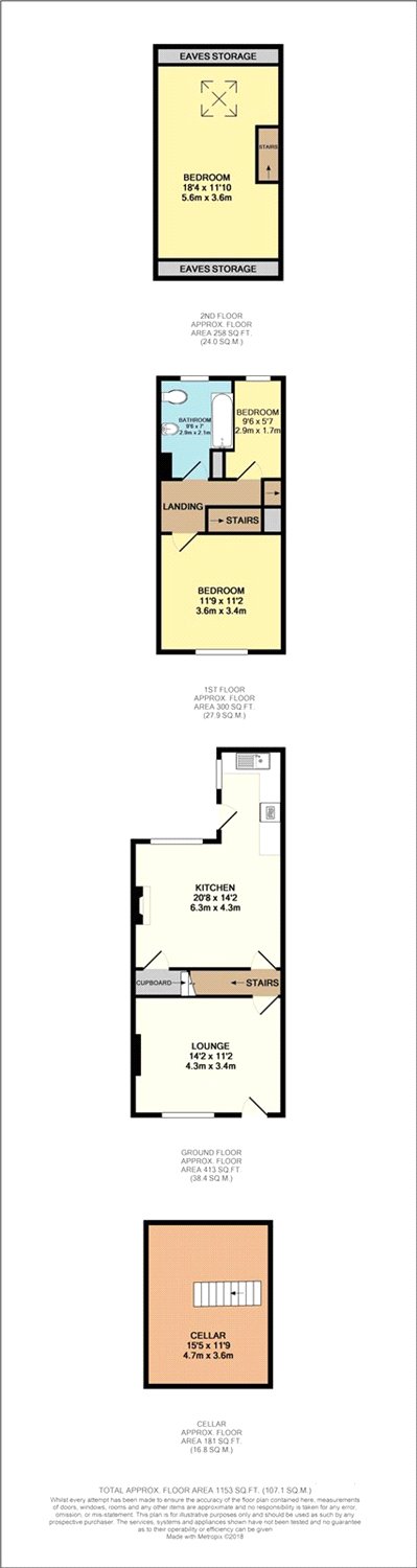 3 Bedrooms Terraced house to rent in James Street, Sheffield, South Yorkshire S9