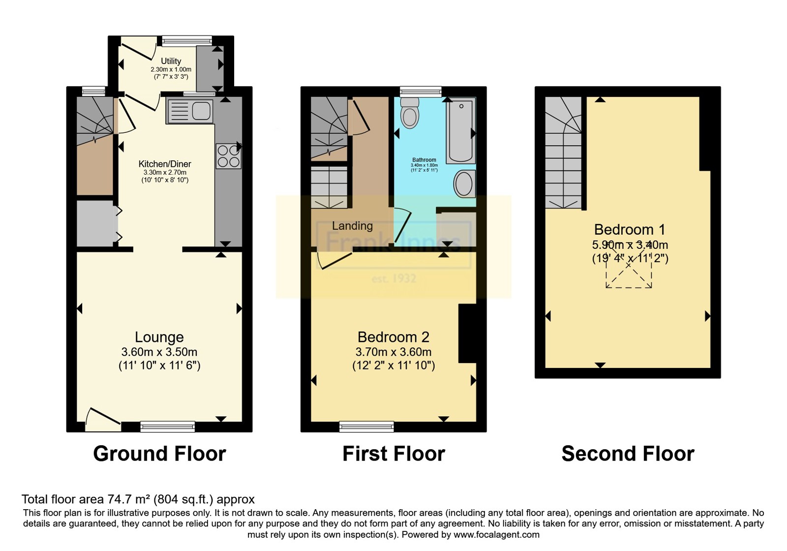 3, Field View,, Park Street, Derbyshire floorplan
