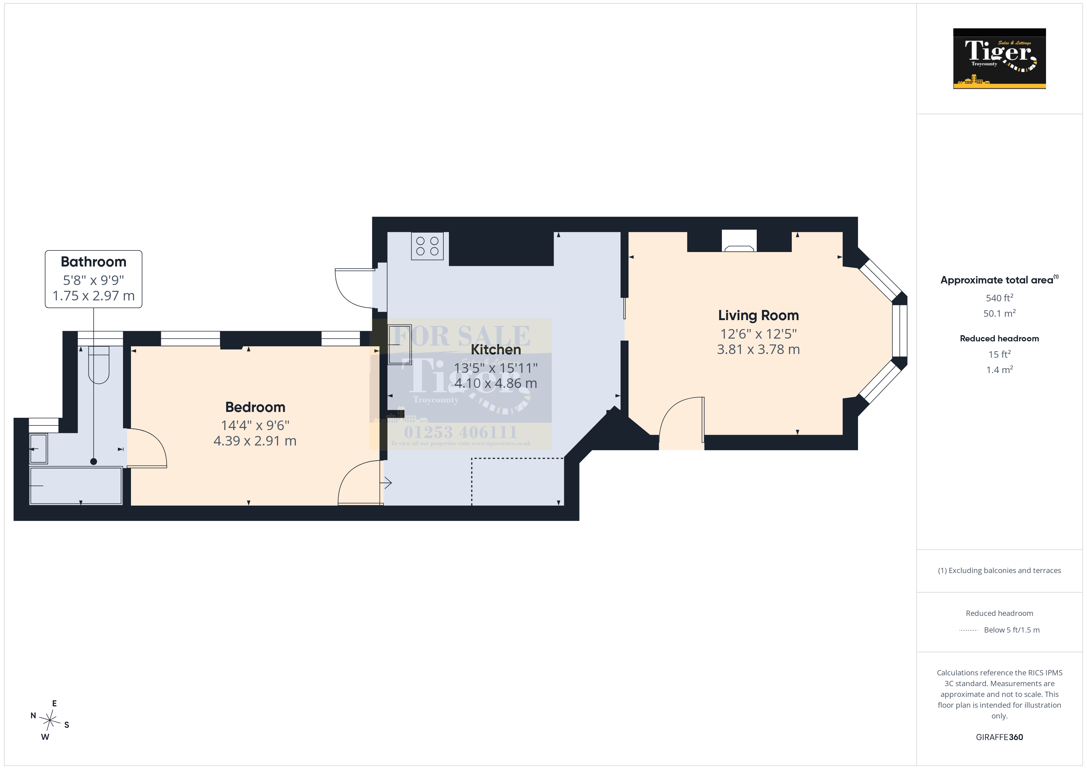 285, Talbot Road, Blackpool floorplan