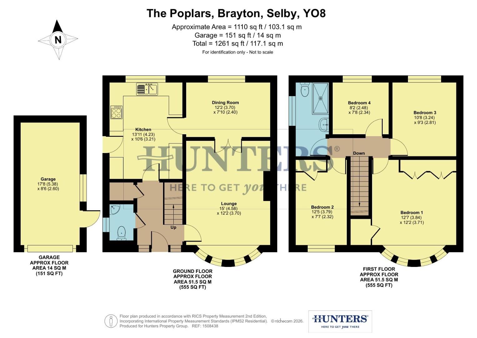 26, The Poplars, Selby floorplan