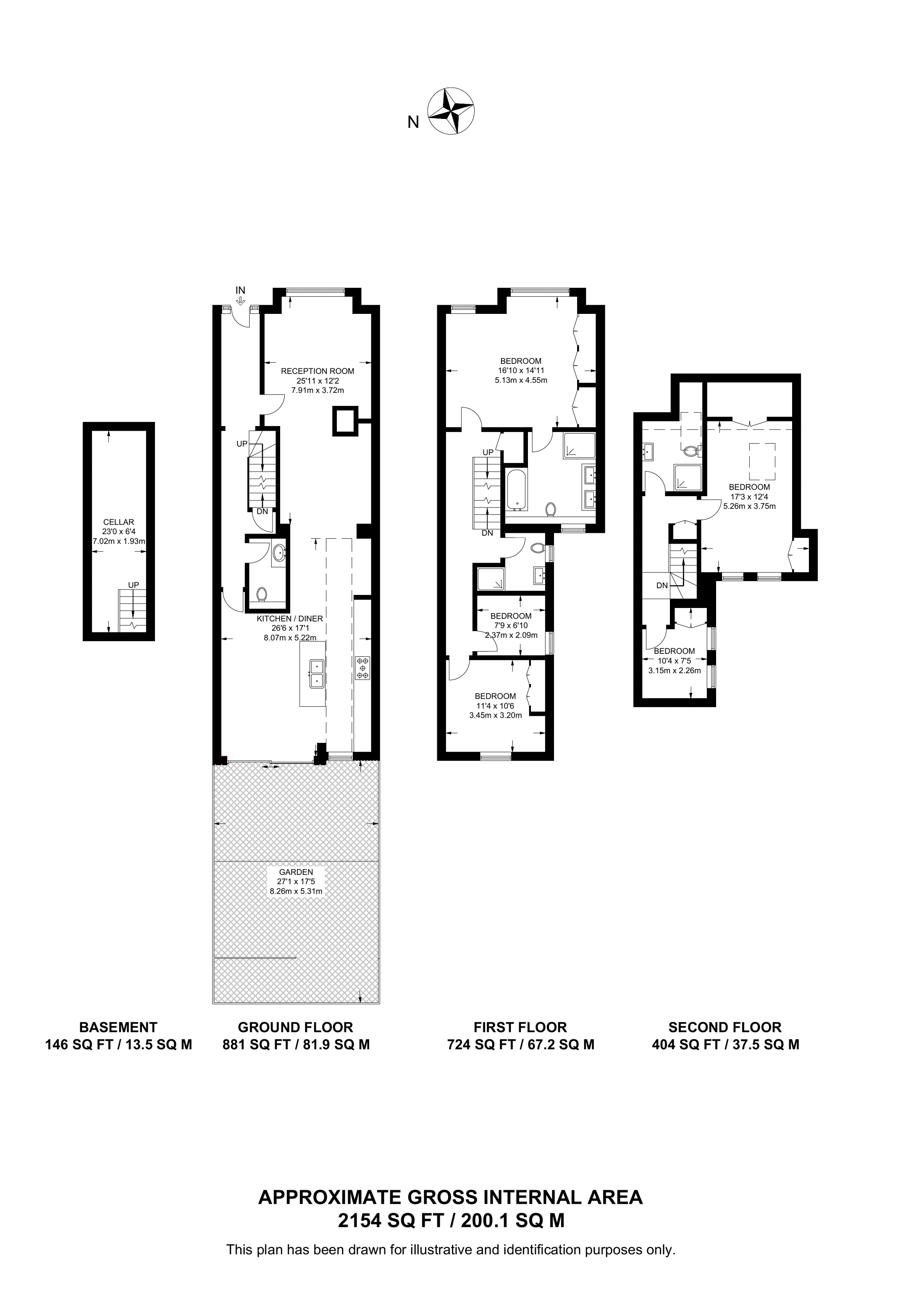 Osward Road, Wandsworth Common, London SW17, 5 bedroom terraced house