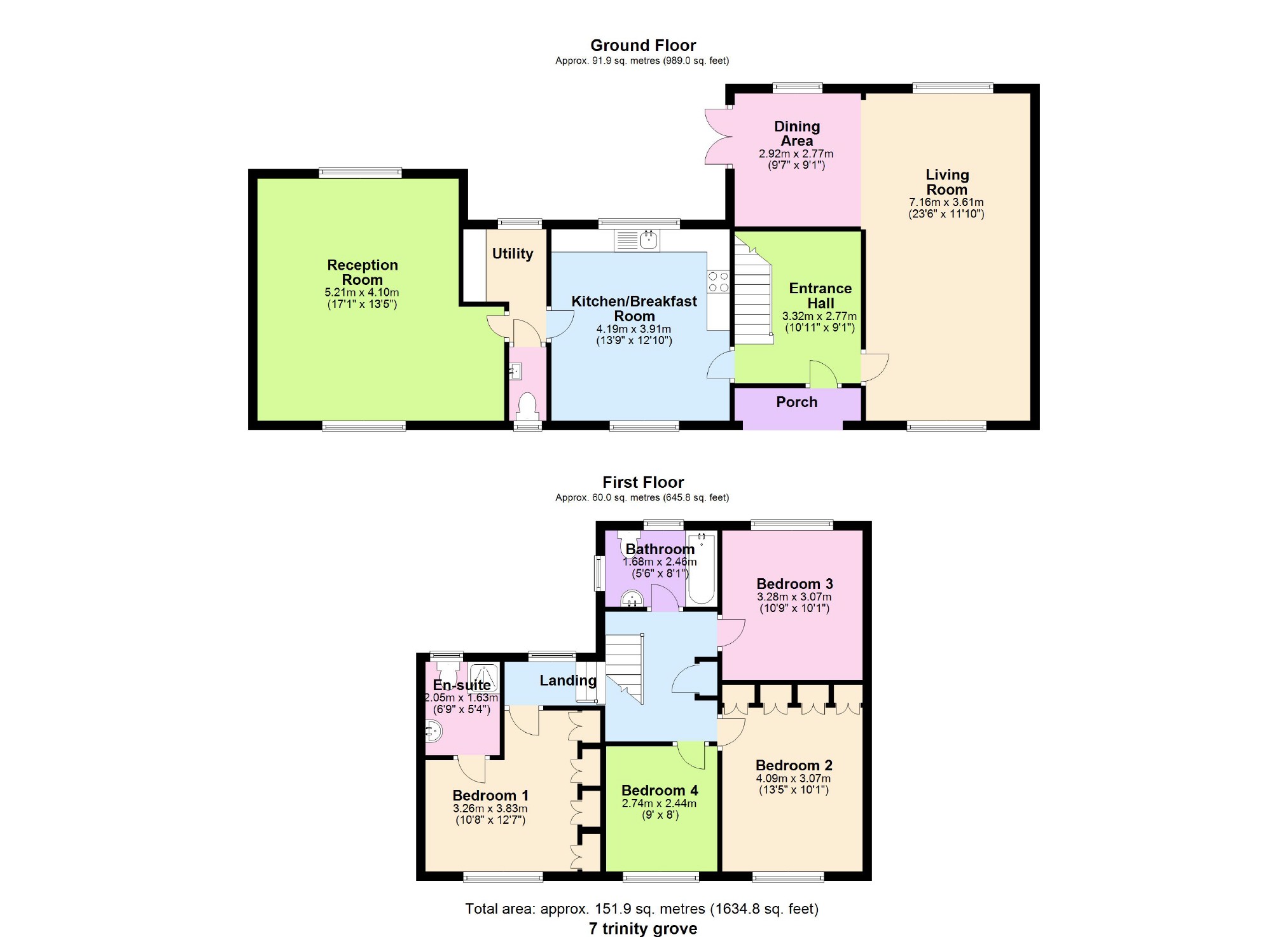 4 Bedrooms Detached house for sale in Trinity Grove, Hertford SG14