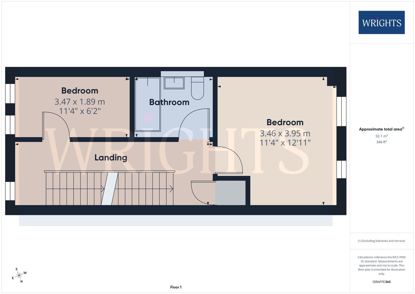 Penn Way, Welwyn Garden City floorplan