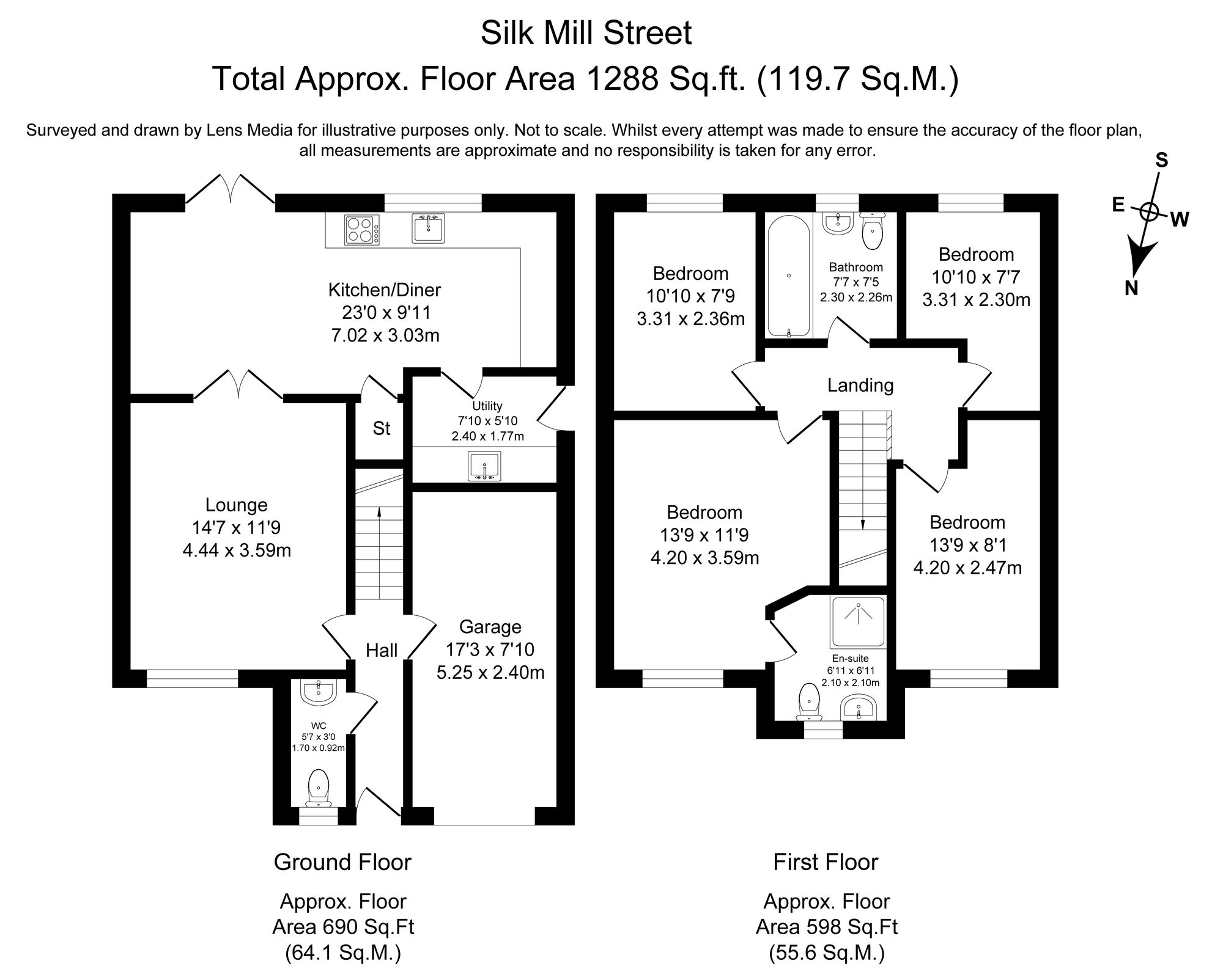 6 Silk Mill Street, Manchester floorplan