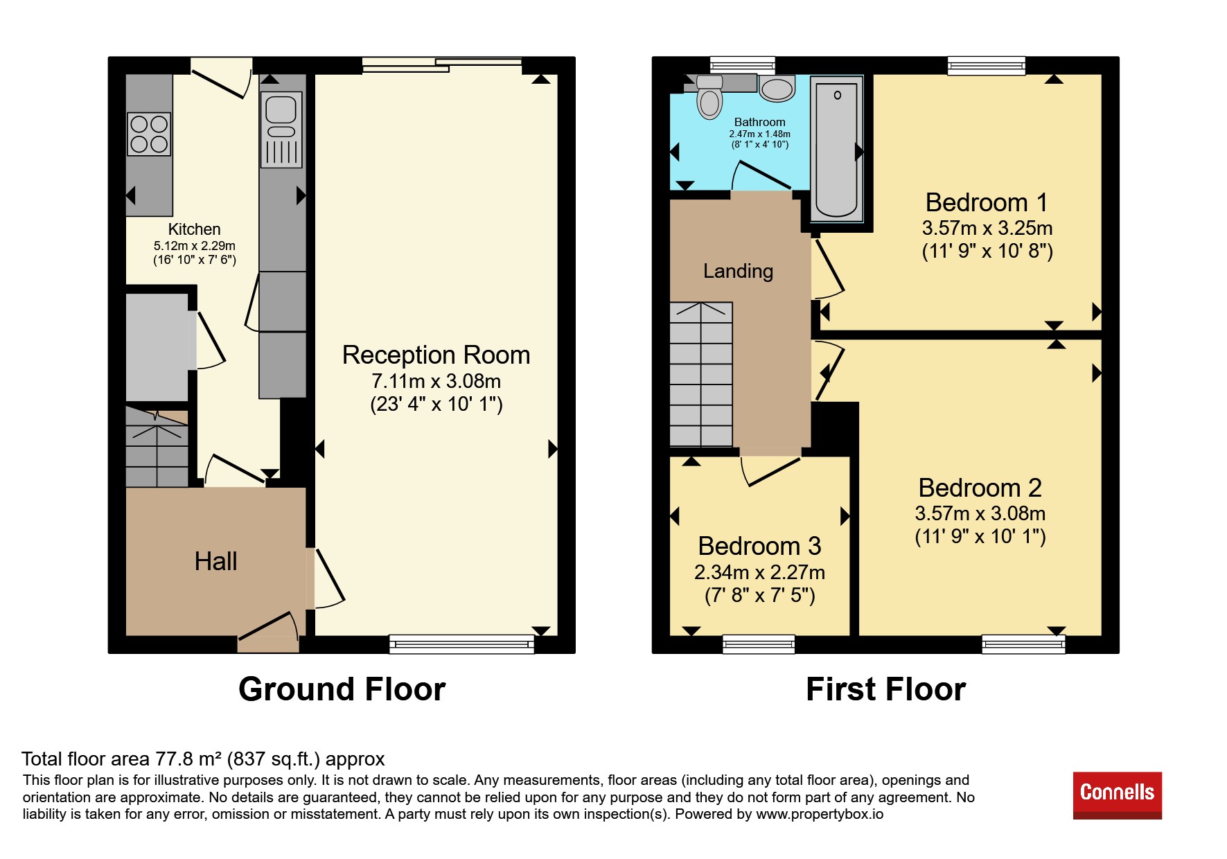 13, Heather Close, Crawley floorplan