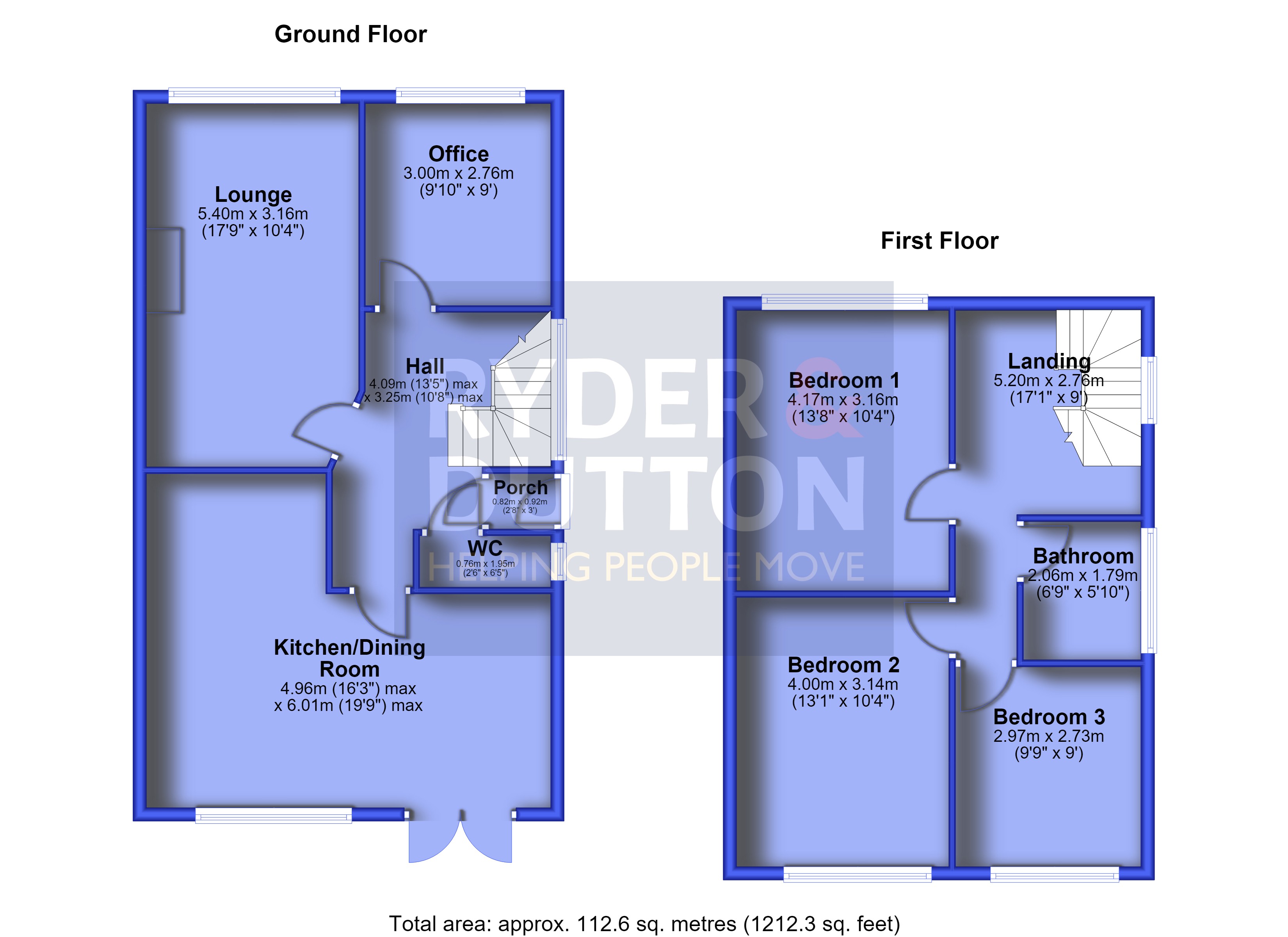 98, Kiln Lane, Rochdale floorplan