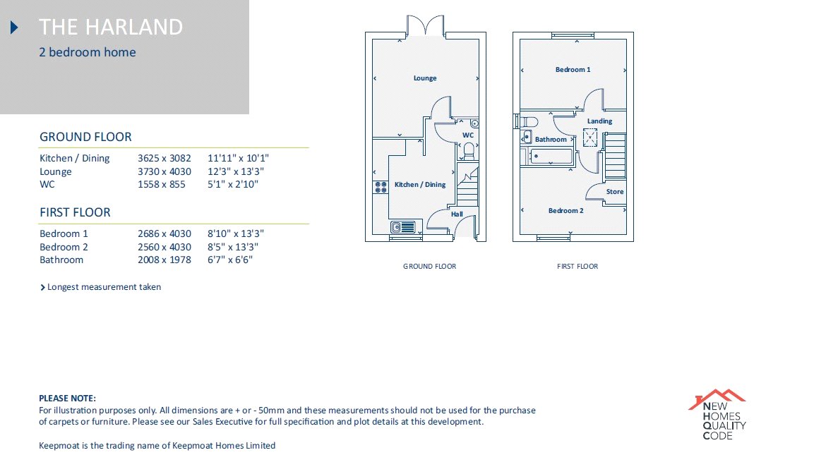 Farington Mews - The Harland,, Goldcrest Avenue, Leyland floorplan