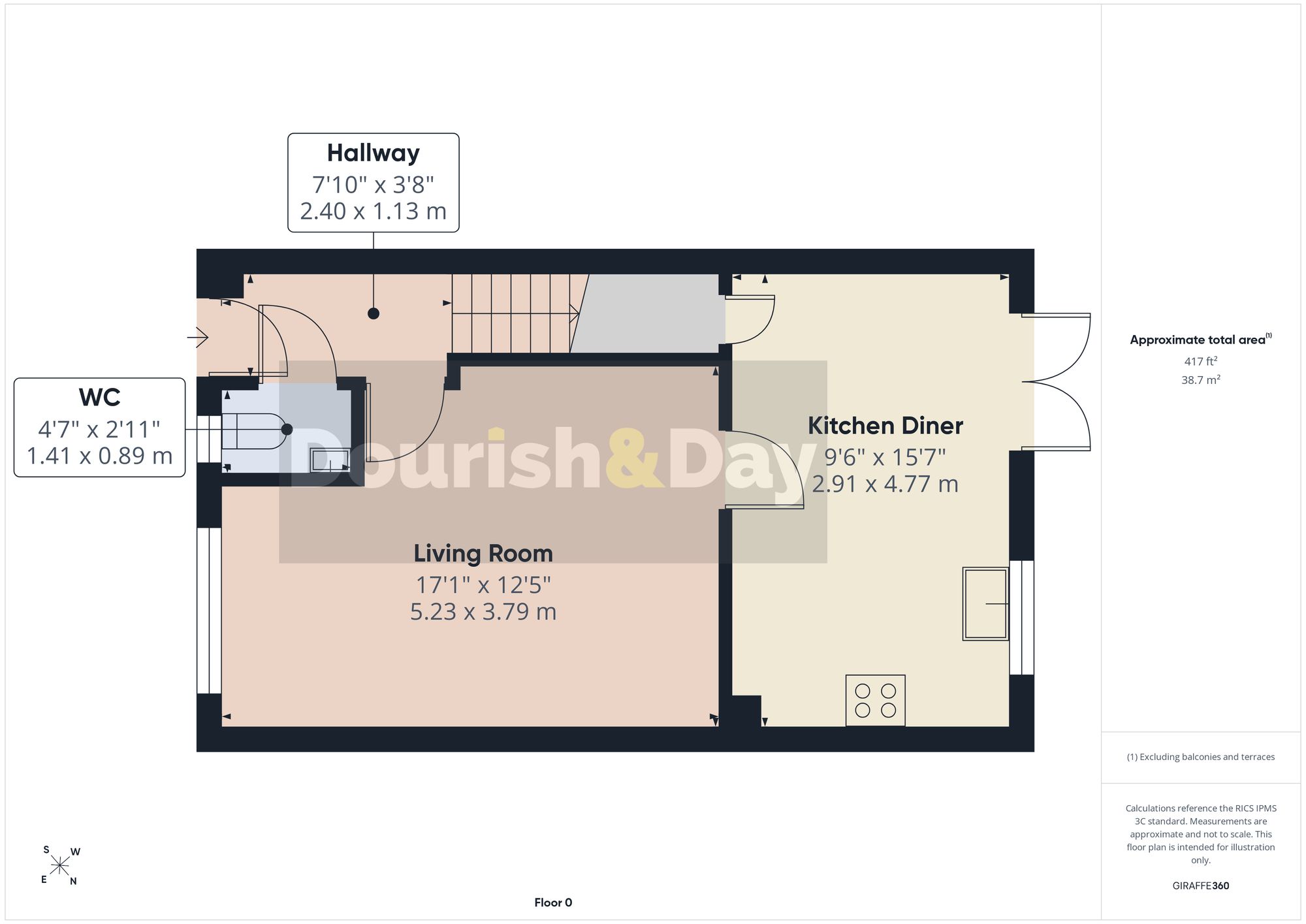 9 Osborne Park, Stafford floorplan