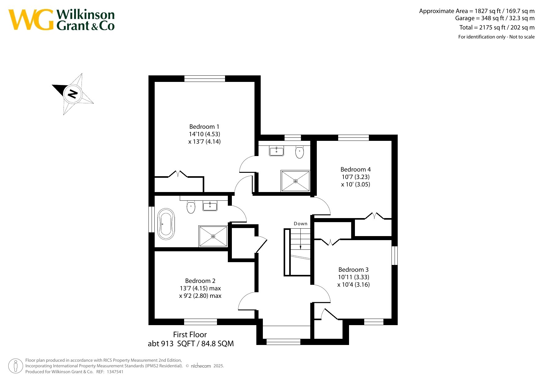 5, Montagu Close, Exeter floorplan