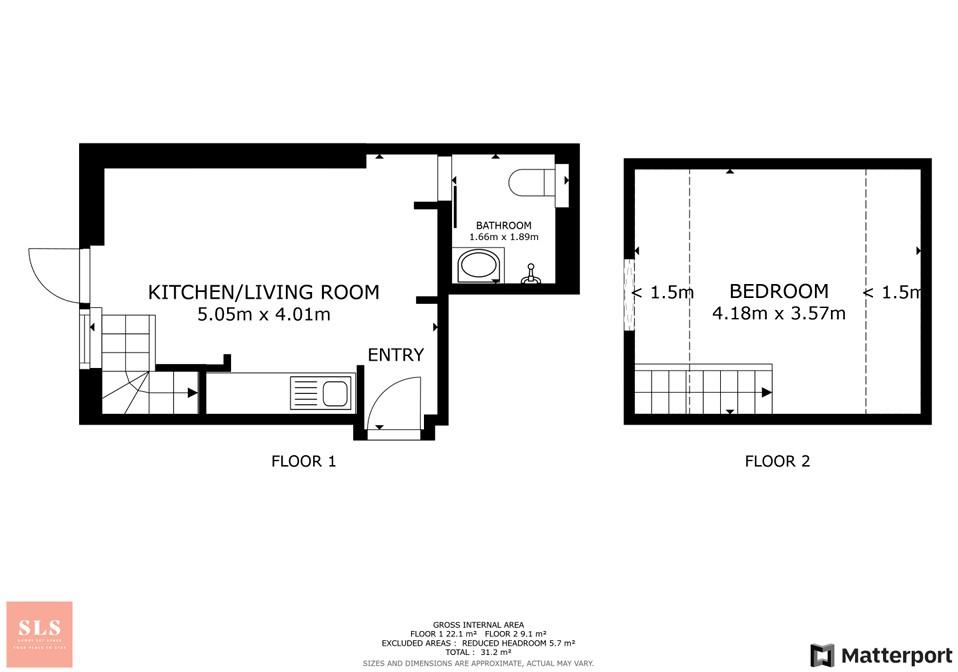 Flat 4, 222, London Road, Headington OX3, Headington floorplan