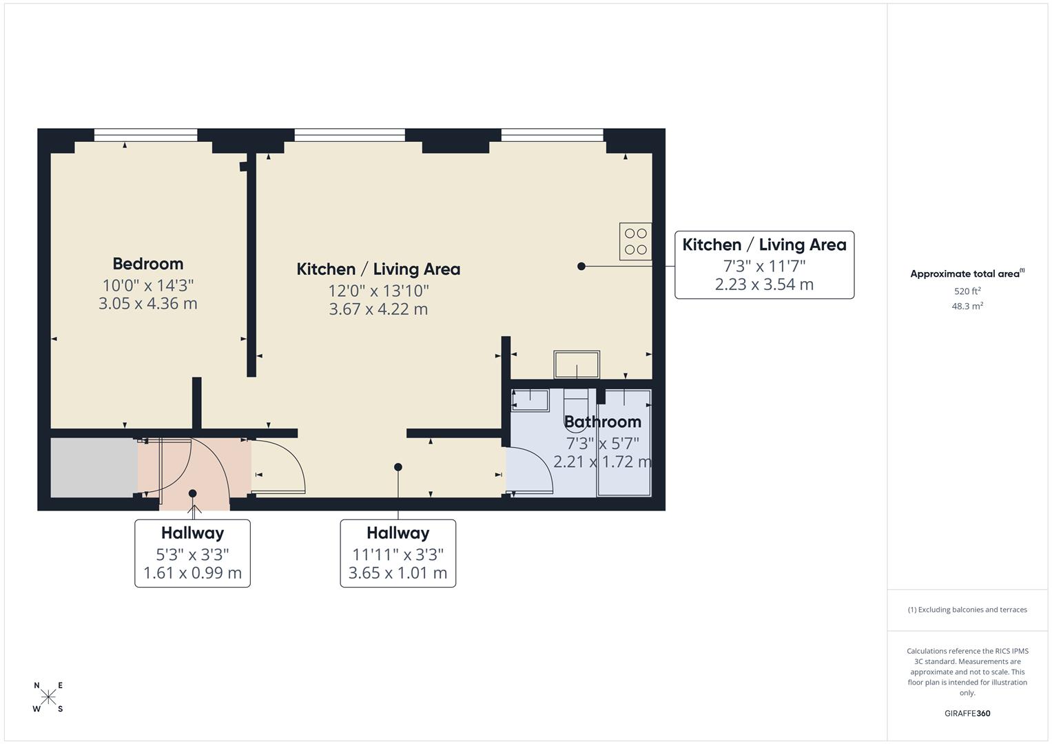 Loft 20 Abbey Building, 12 Old Haymarket, Liverpool floorplan
