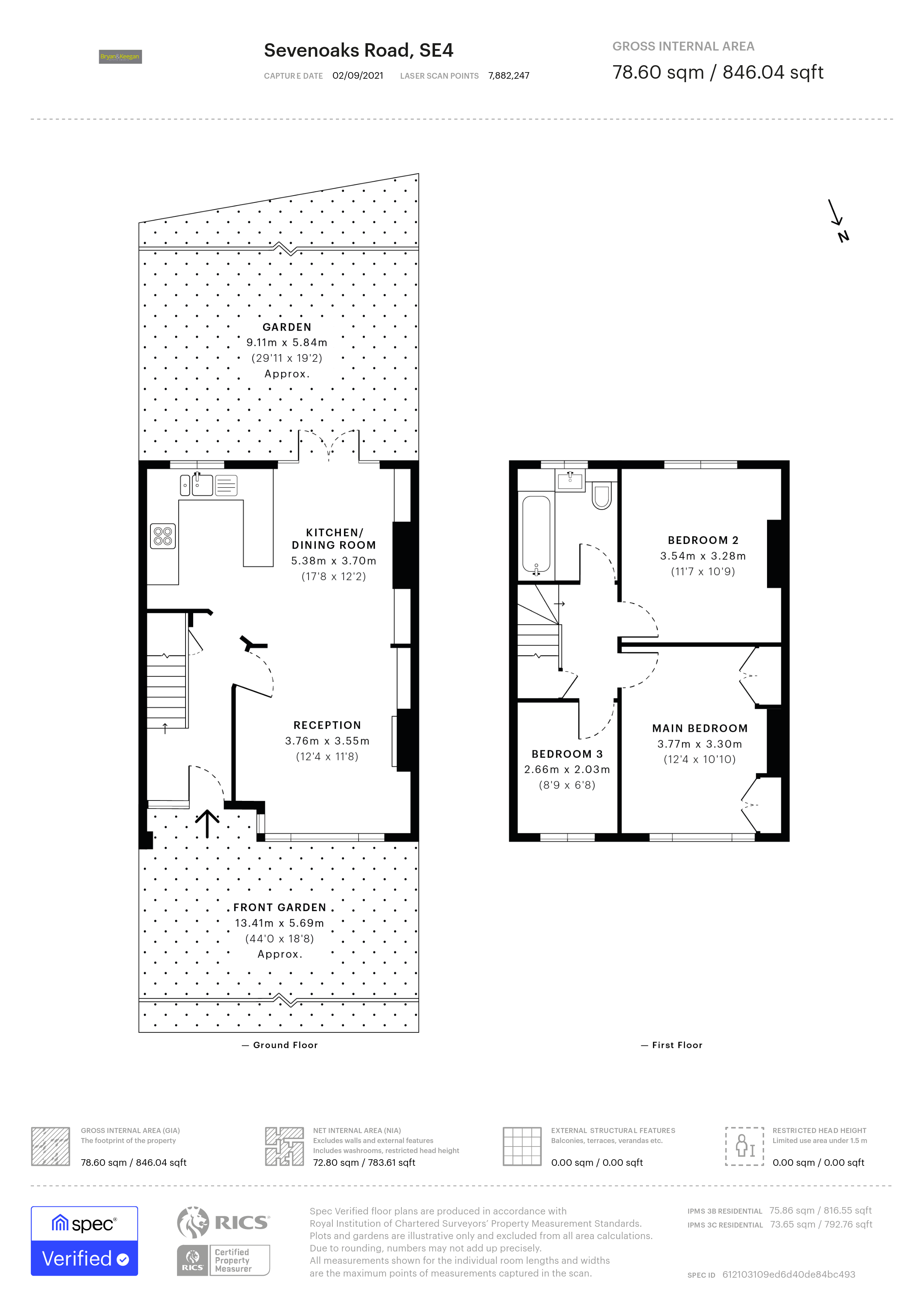 72, Sevenoaks Road, London floorplan