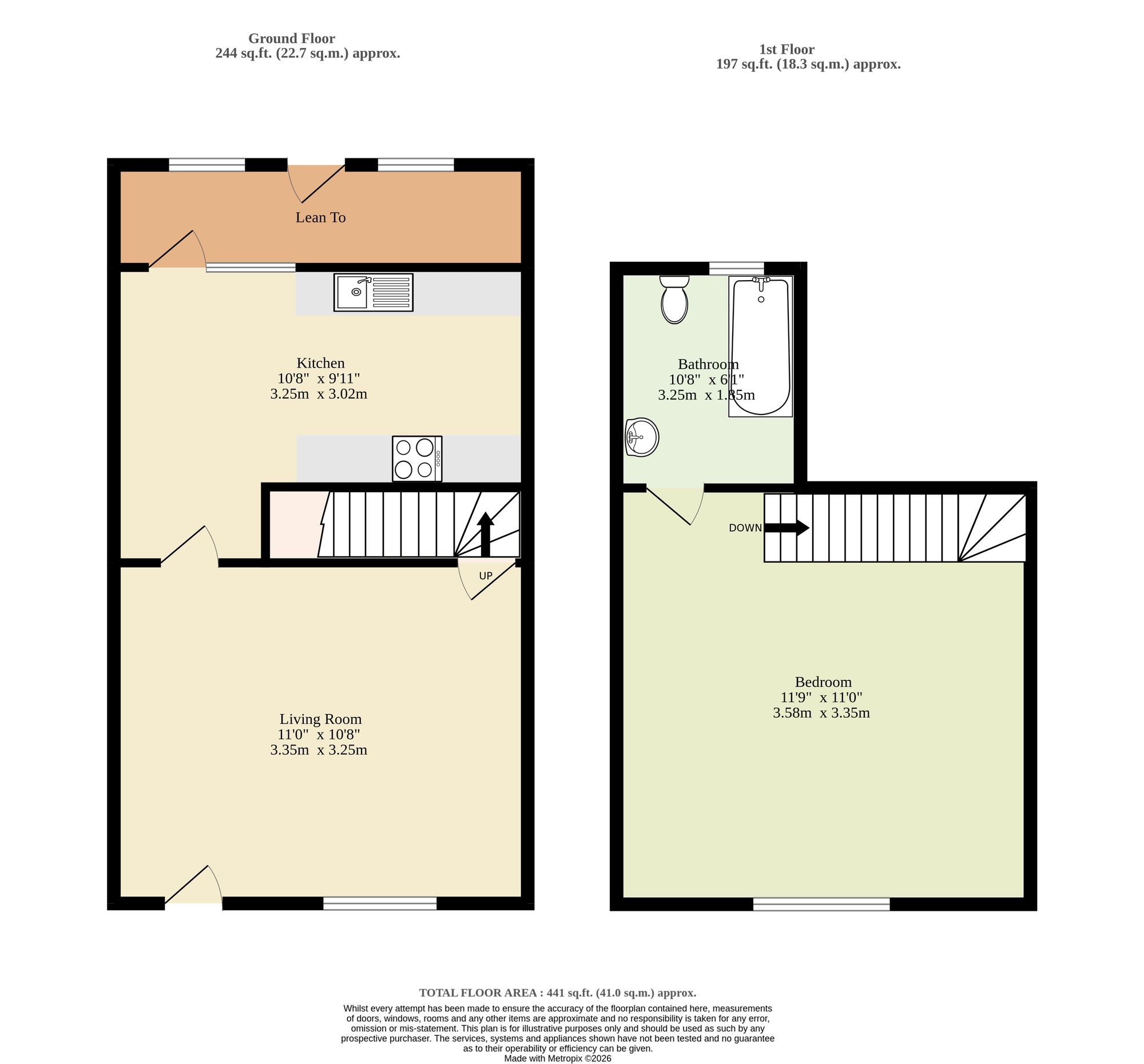 2 St. James Walk, Great Yarmouth floorplan