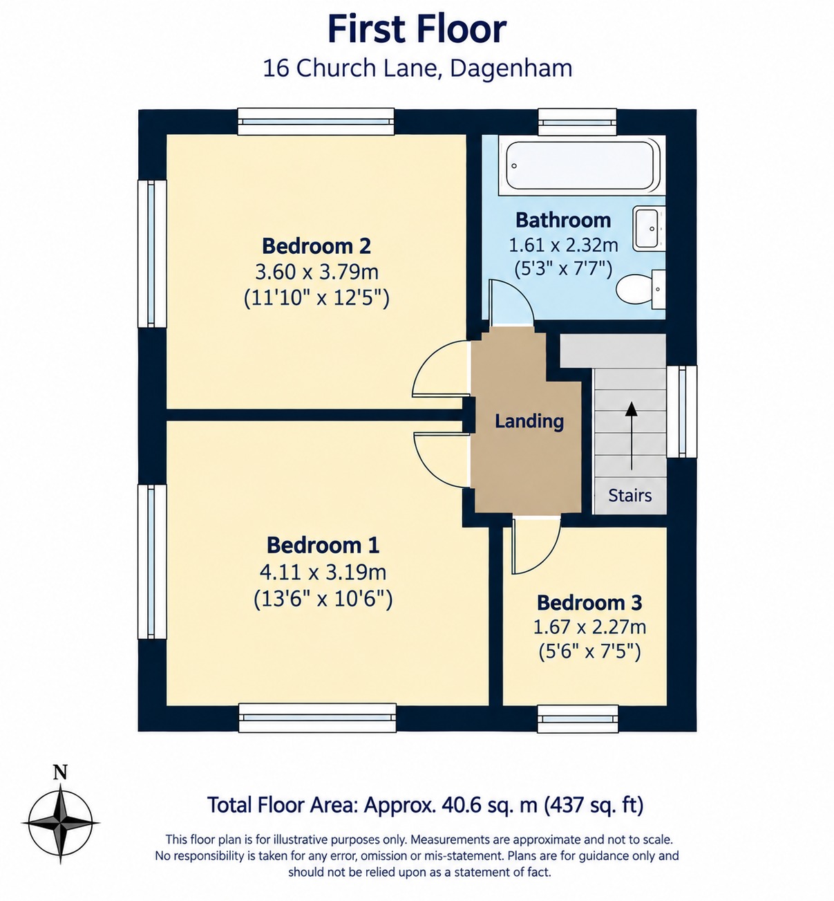 16 Church Lane, Dagenham, Greater London floorplan