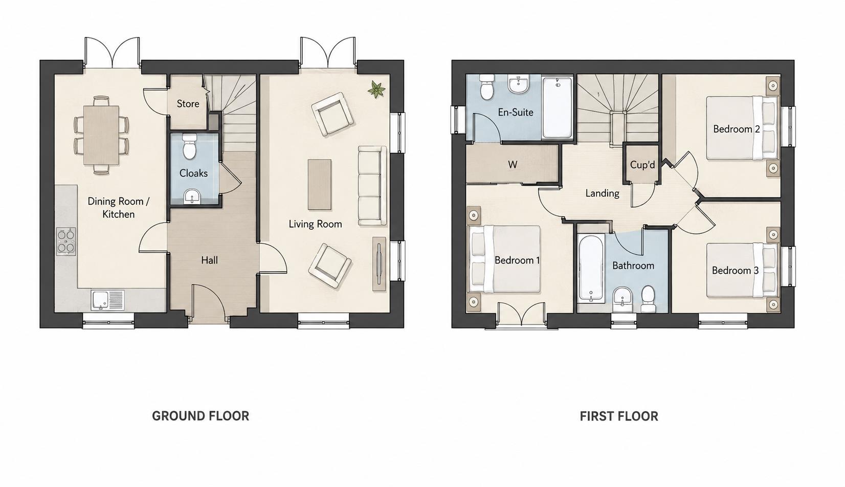 81, Lister Road, Dursley floorplan