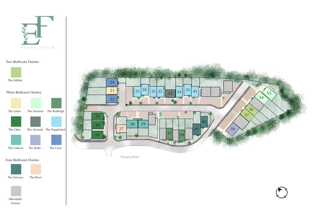 Plot 20 The Otter, Evans Field, 3, Chestnut Avenue, Budleigh Salterton floorplan