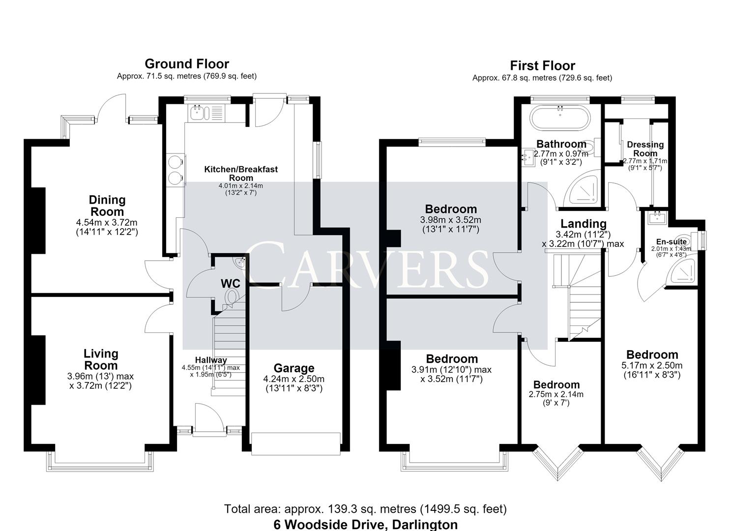6, Woodside Drive, Darlington floorplan