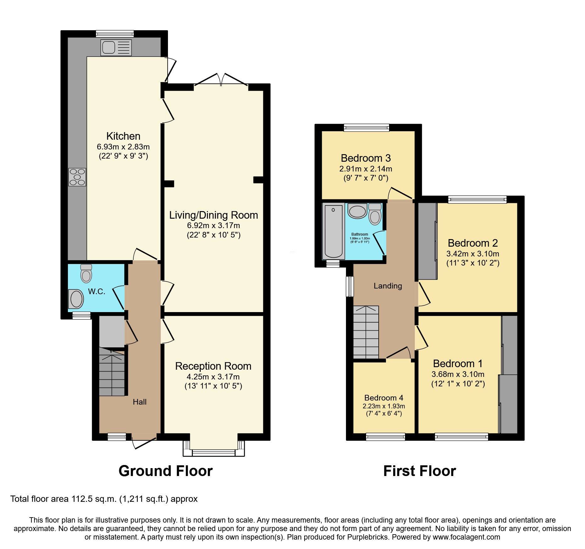 70, Winchester Road, London floorplan