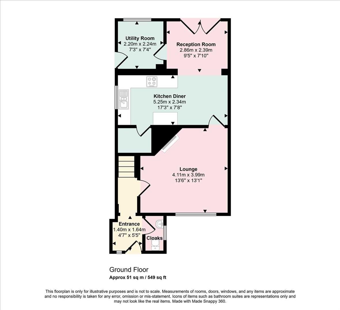 5, Parklands Crescent, Porth floorplan