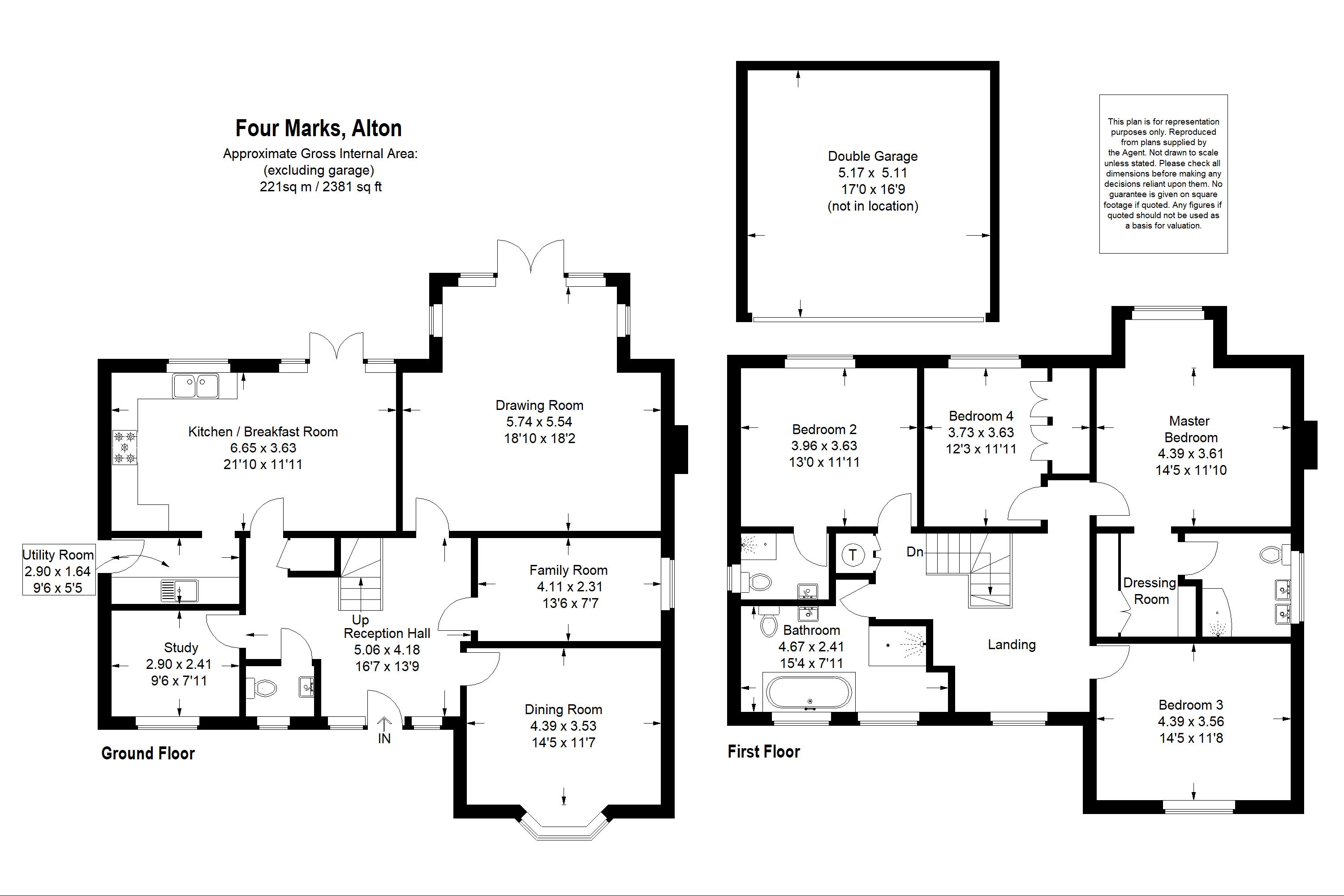 4 Bedrooms Detached house for sale in The Shrave, Four Marks, Alton GU34