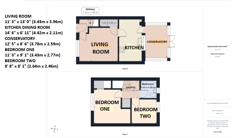 32, The Larches, Newport floorplan