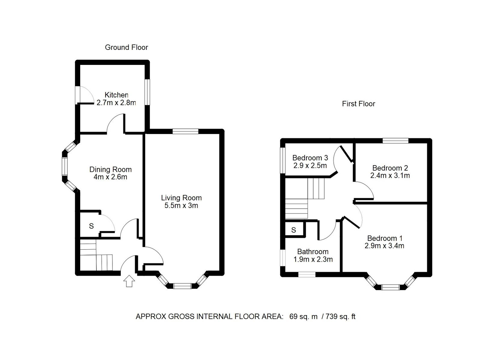 4, Craig Avenue, Bury floorplan