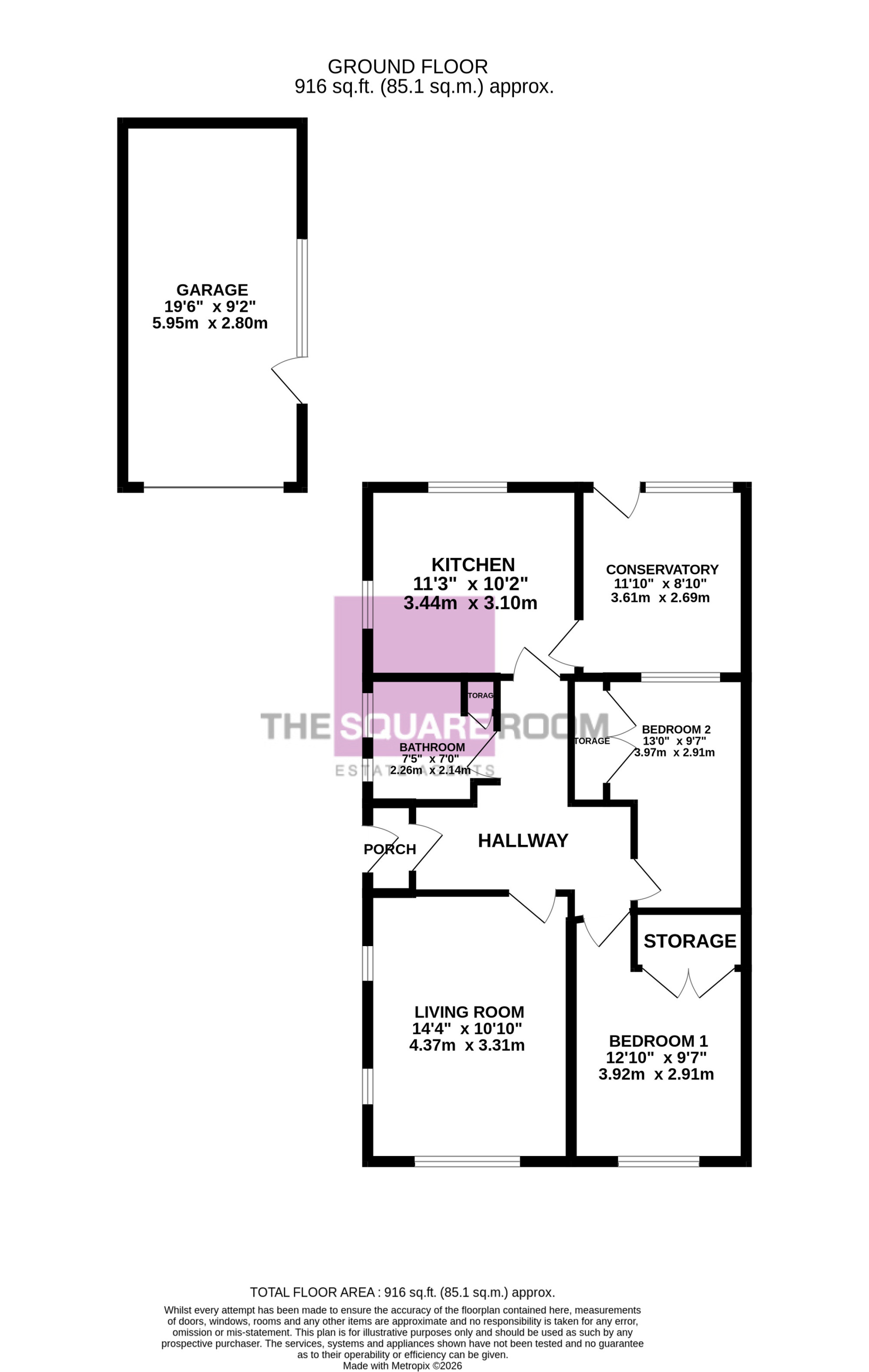 Tyne Close, Cleveleys floorplan