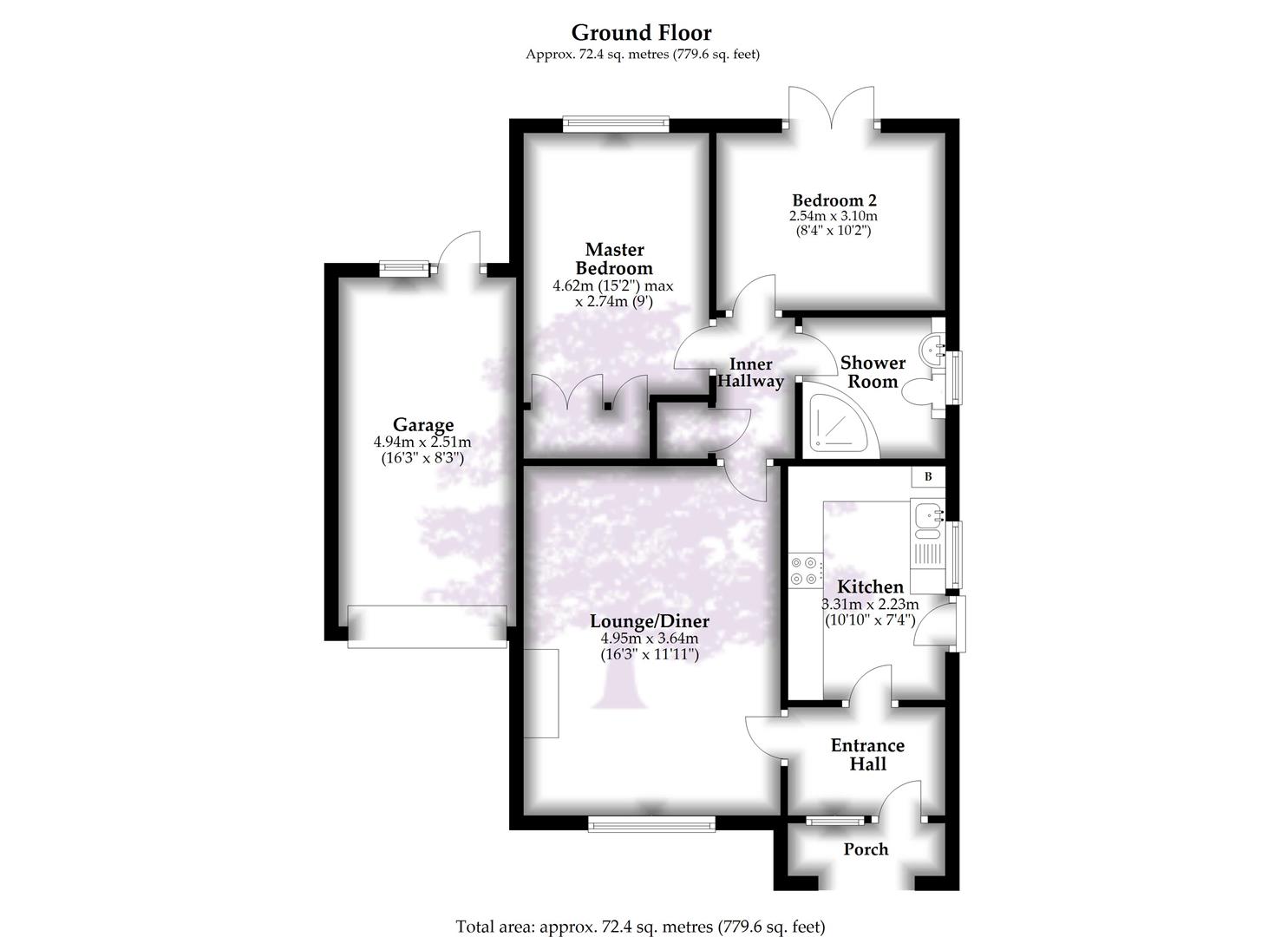 2 Bedrooms Detached bungalow for sale in Badger Rise, Portishead, Bristol BS20