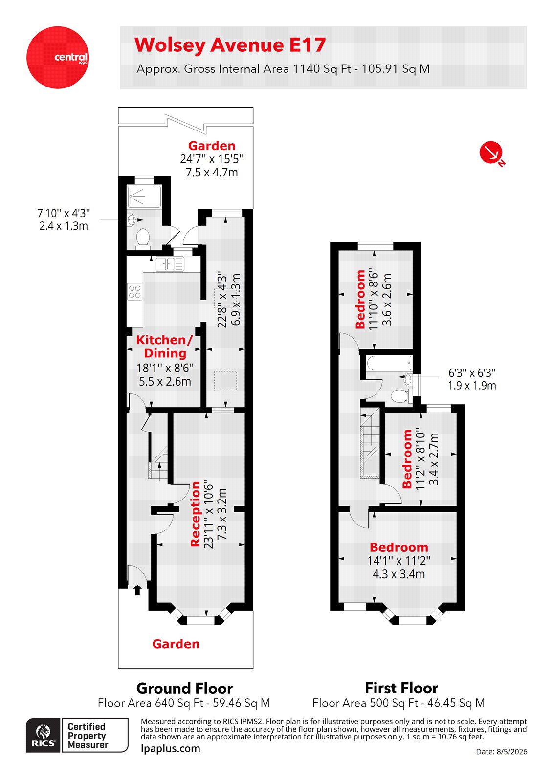 30, Wolsey Avenue, London floorplan