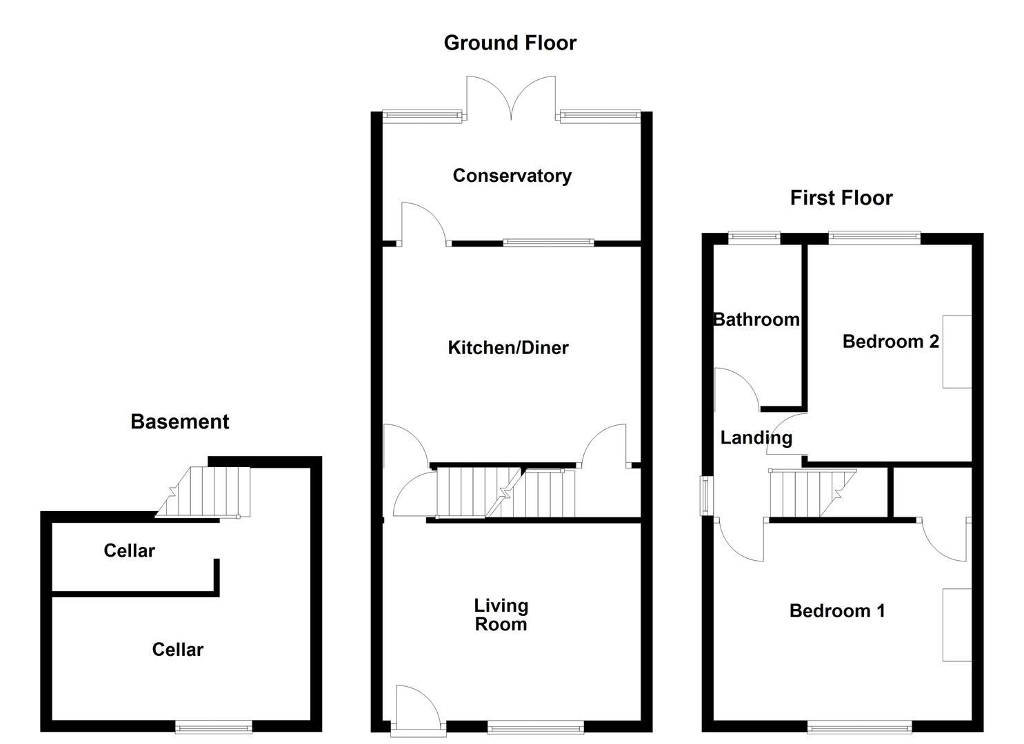 4, Garden Street, Normanton floorplan
