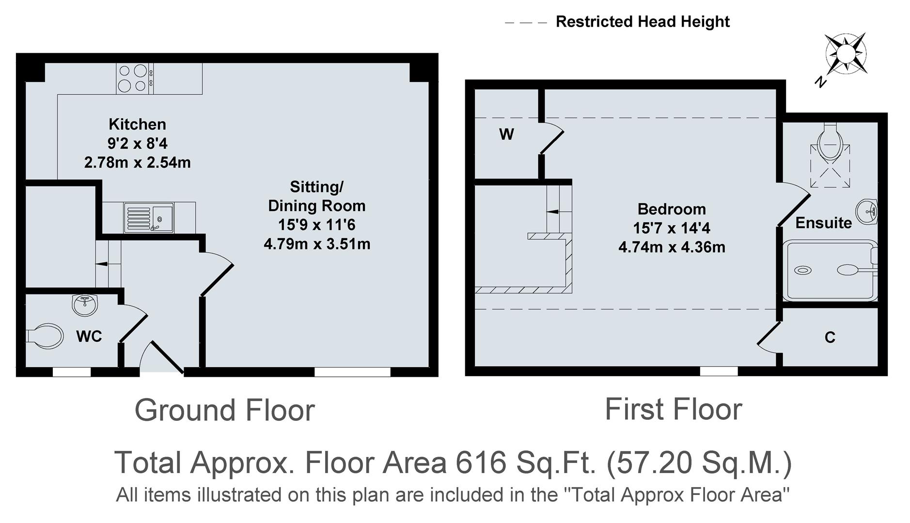 1, Smiths Court, Didcot floorplan