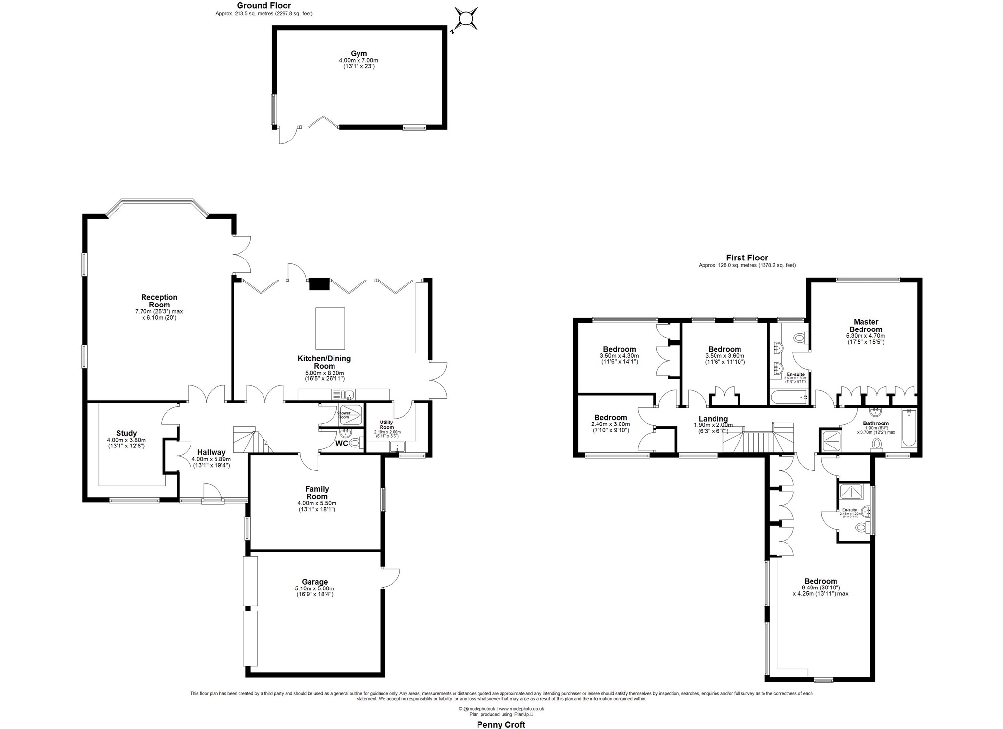 22, Penny Croft, Harpenden floorplan