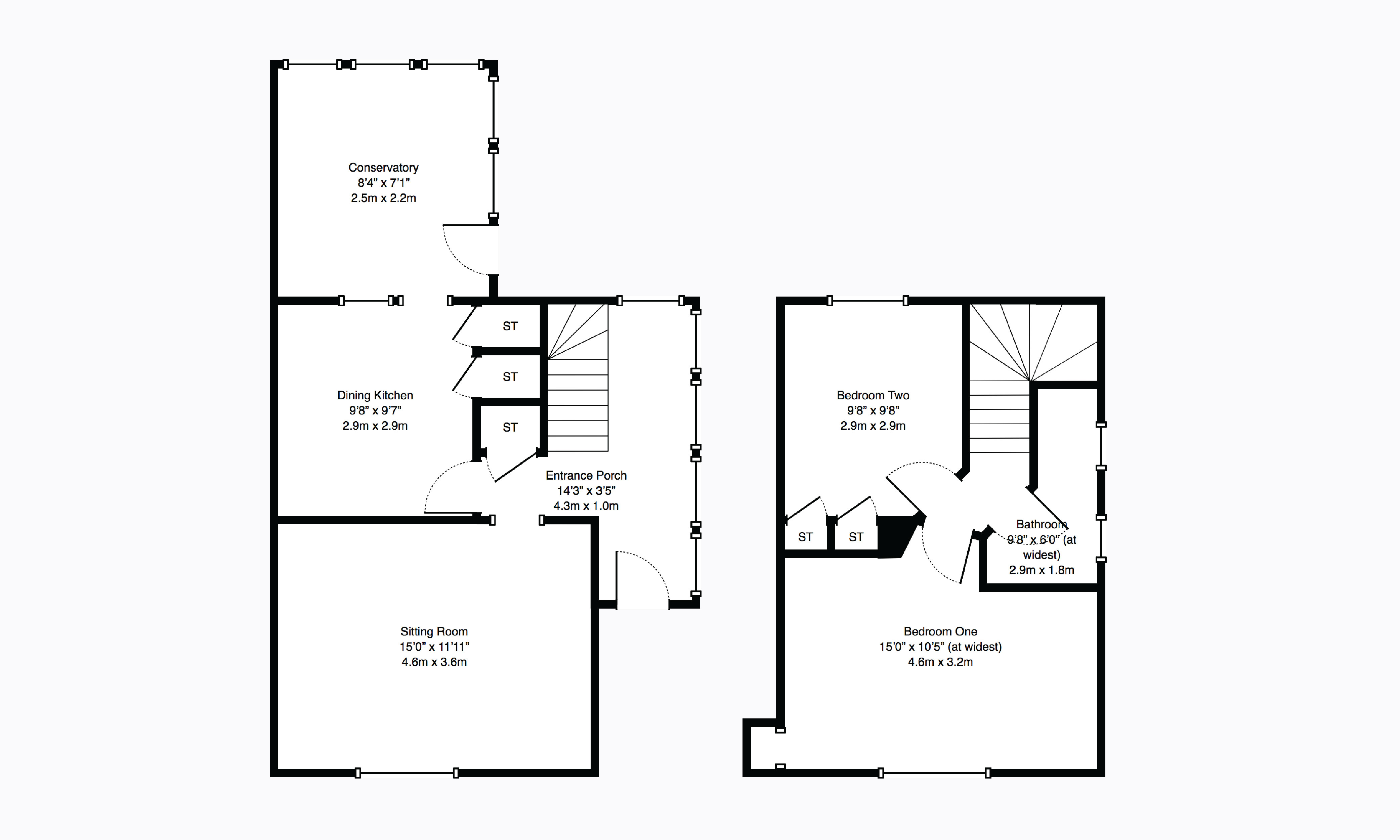 2 Bedrooms End terrace house for sale in Pleasance Gardens, Falkirk, Falkirk FK1