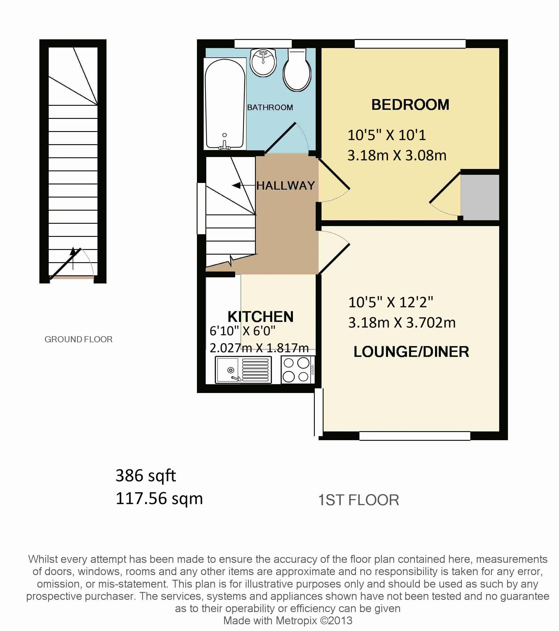17a, London Road, Aston Clinton floorplan