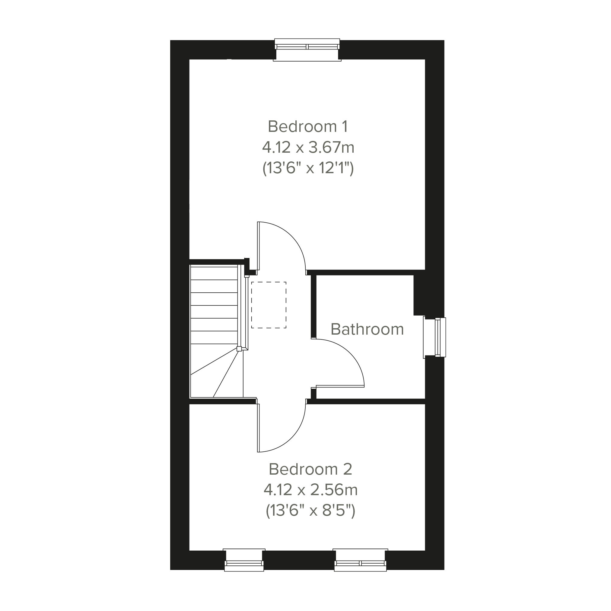 591, 82 Eliot Gardens, Coventry floorplan