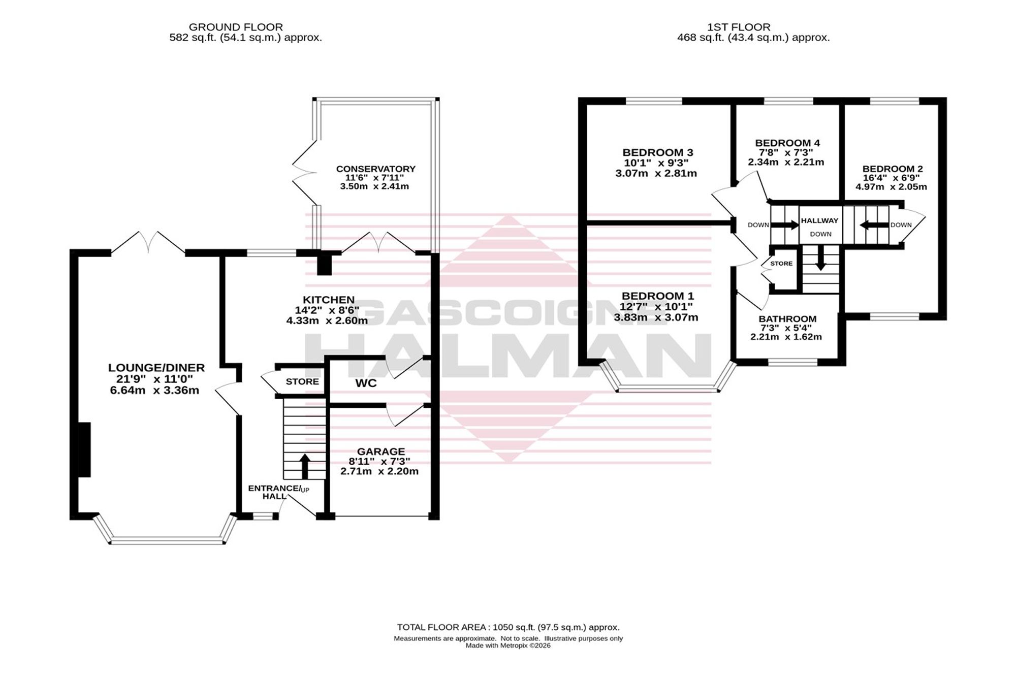 6 Newbury Close, Cheadle floorplan
