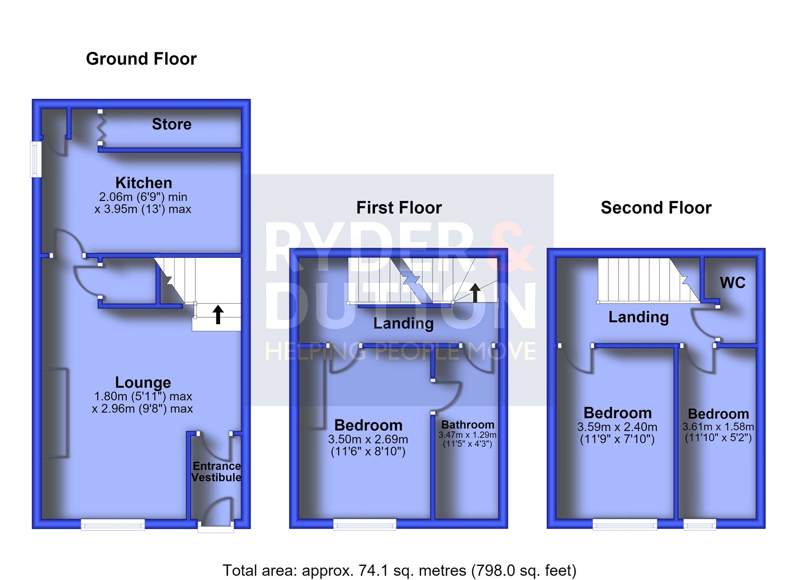 111B, High Street, Saddleworth floorplan