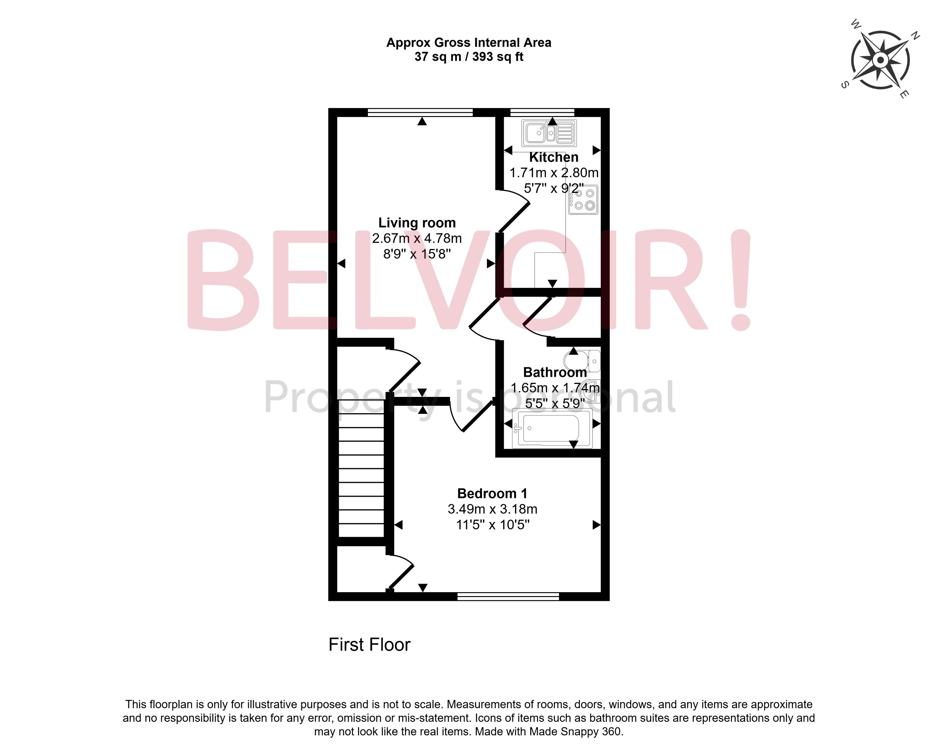 46, St Annes Terrace, Cheltenham floorplan