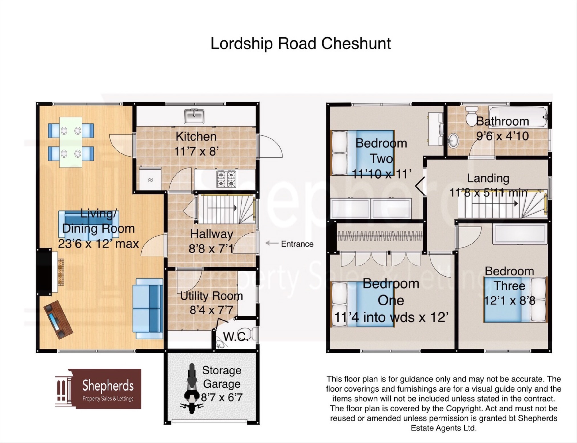 3 Bedrooms Semi-detached house for sale in Lordship Road, Cheshunt, Hertfordshire EN7