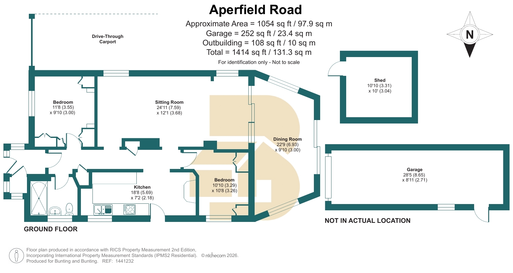 52, Aperfield Road, Westerham floorplan